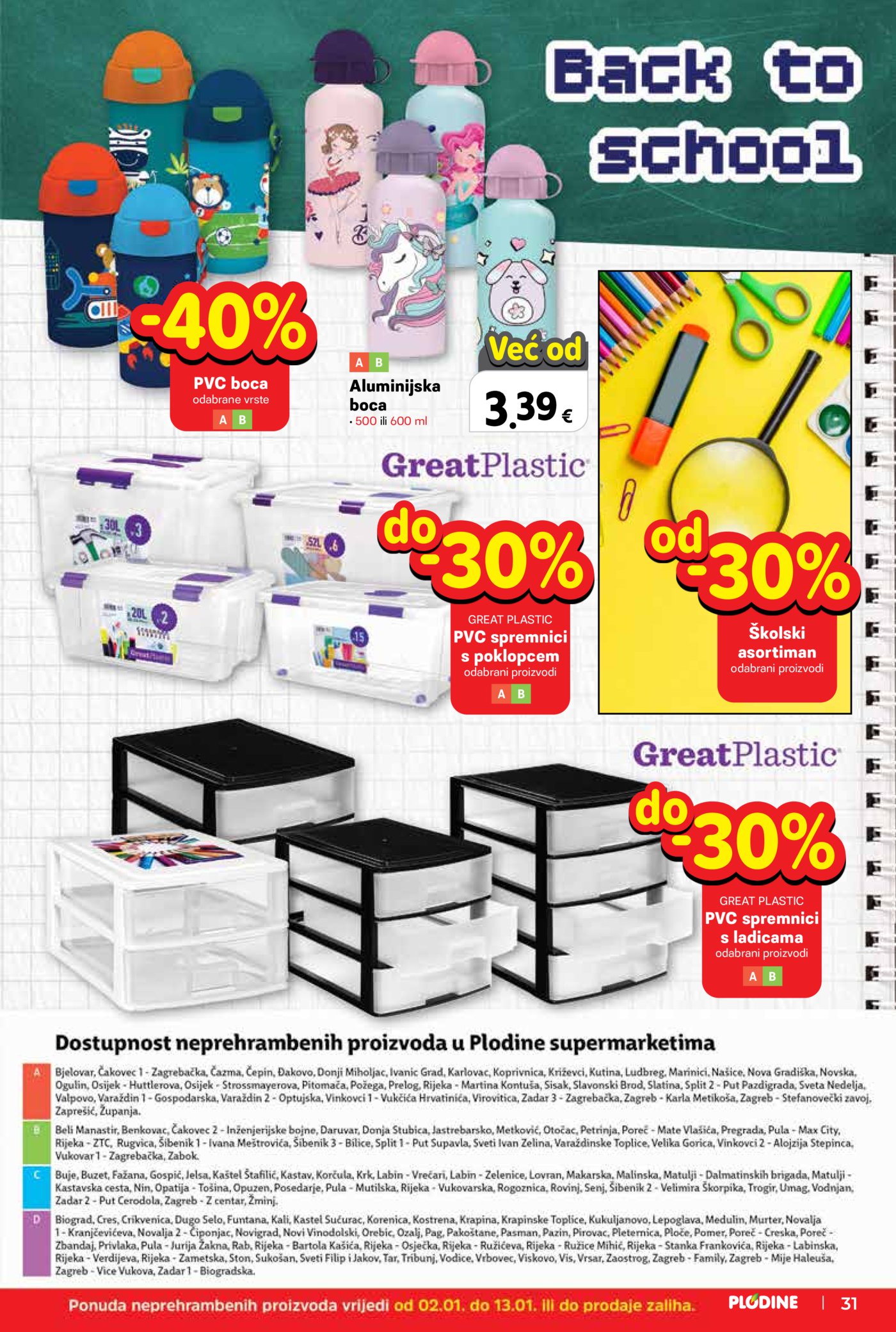 Plodine katalog Akcija 02.01. - 05.01.2026.