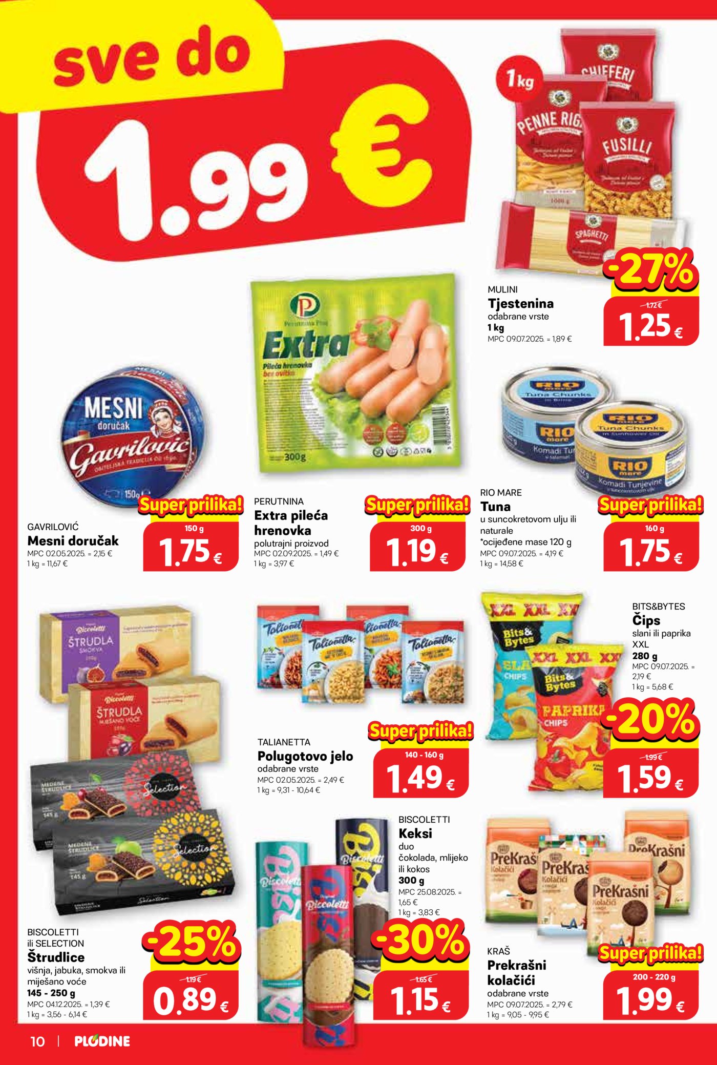 Plodine katalog Akcija 02.01. - 05.01.2026.