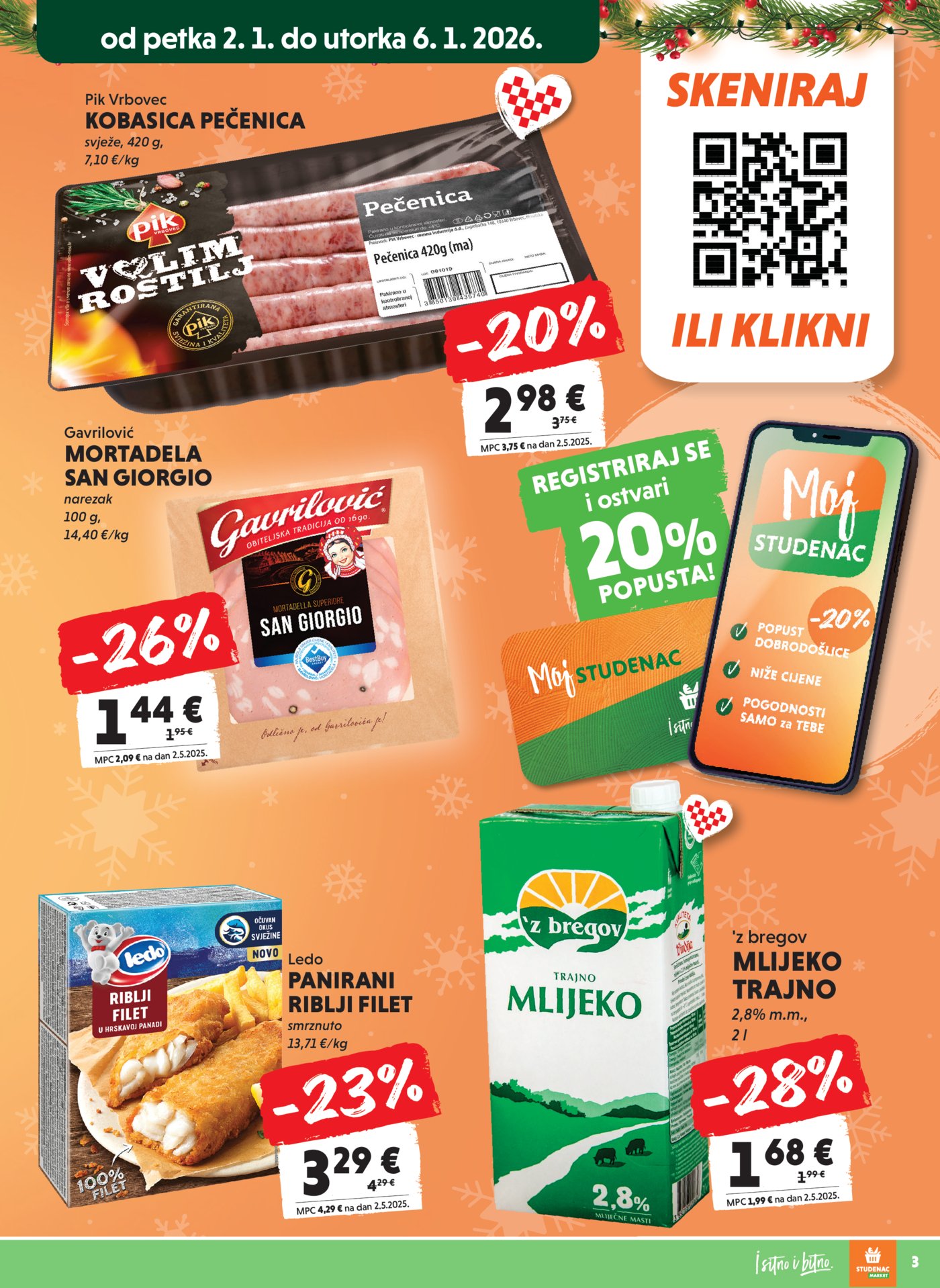 Studenac katalog Moj Studenac 02.01. - 06.01.2026.