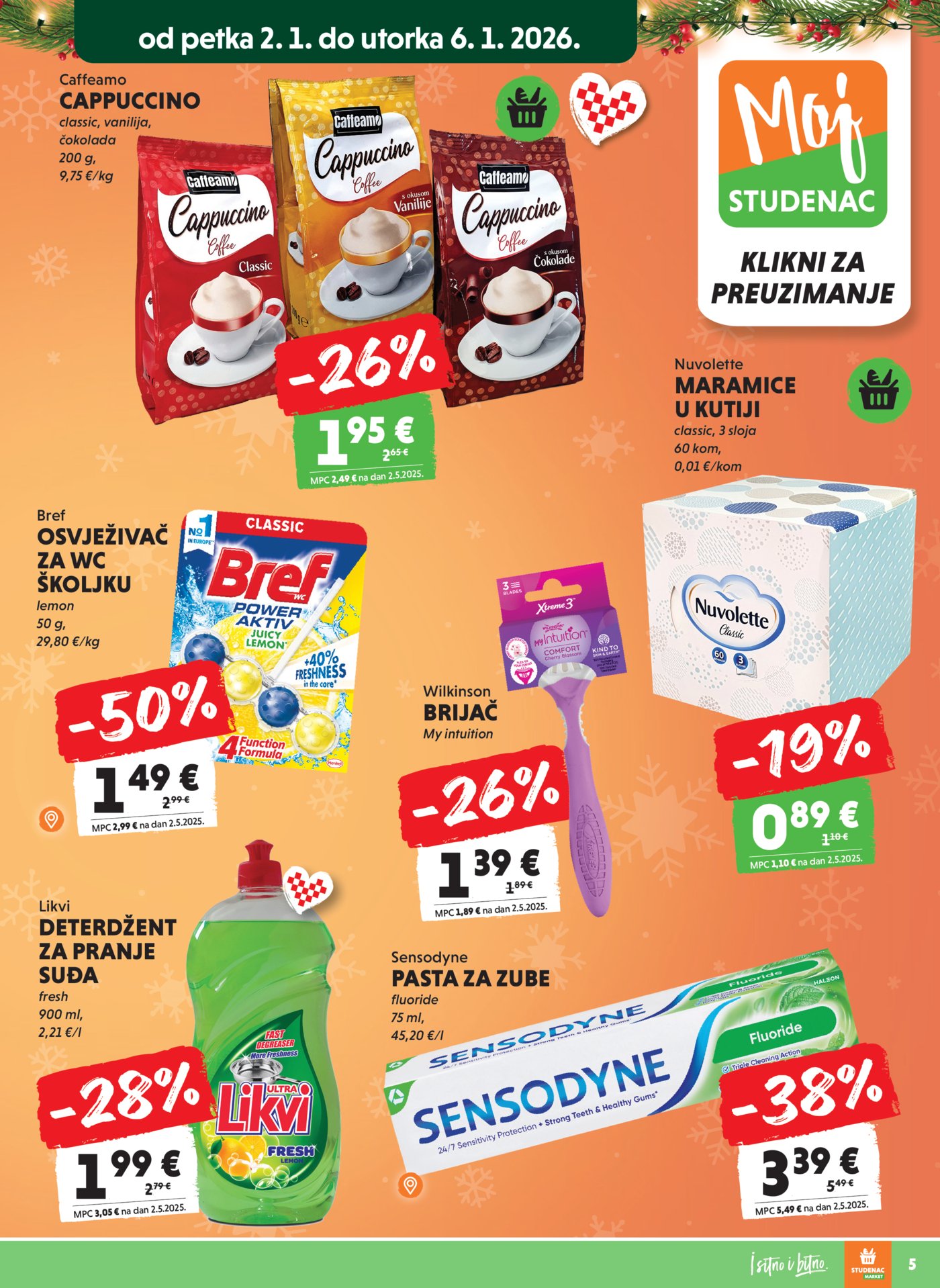 Studenac katalog Moj Studenac 02.01. - 06.01.2026.