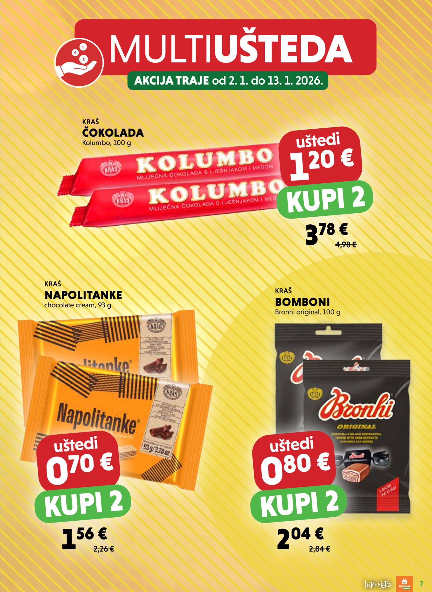 Studenac katalog Multiušteda 02.01. - 13.01.2026.