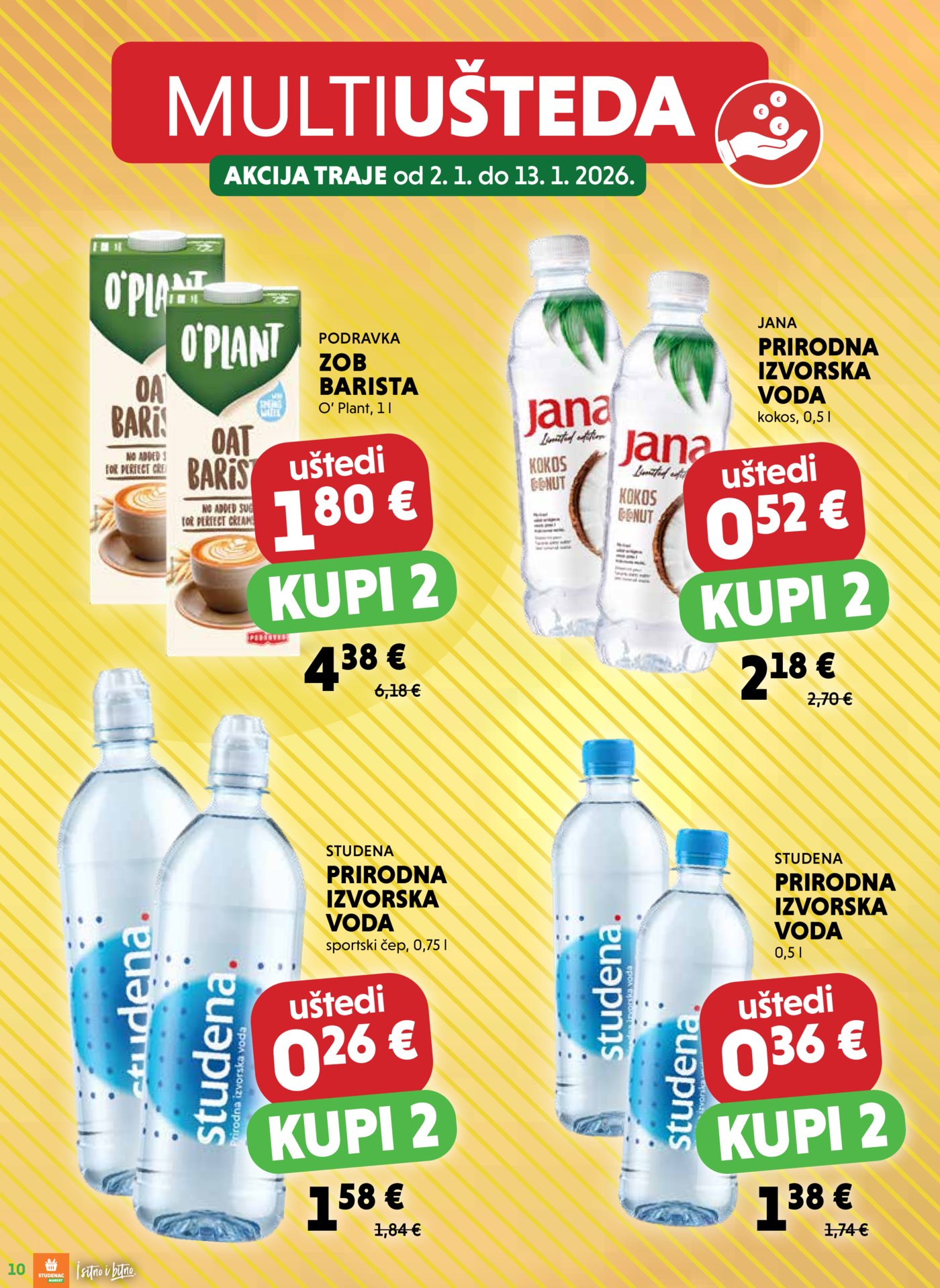 Studenac katalog Multiušteda 02.01. - 13.01.2026.