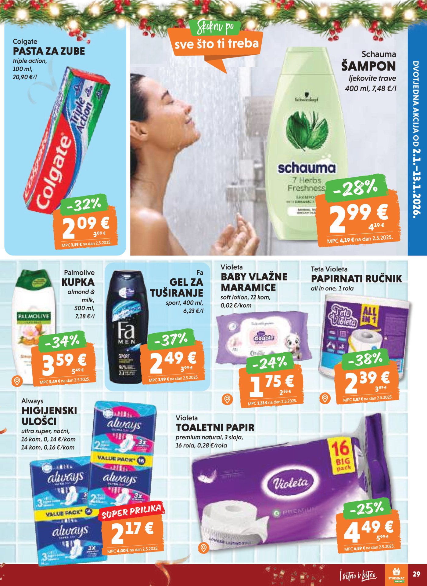 Studenac Tjedni katalog 02.01. - 06.01.2026.