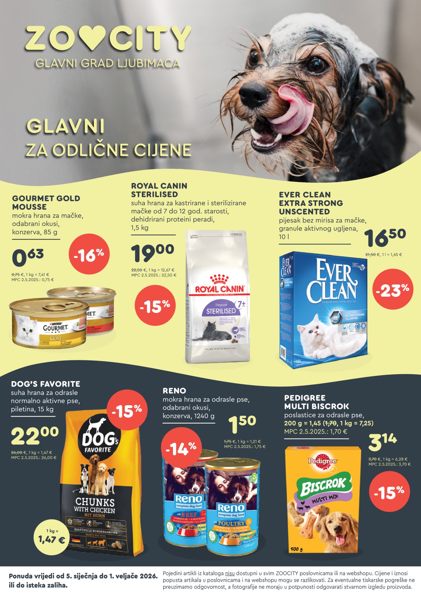 ZOOCITY katalog Akcija 05.01. - 01.02.2026.