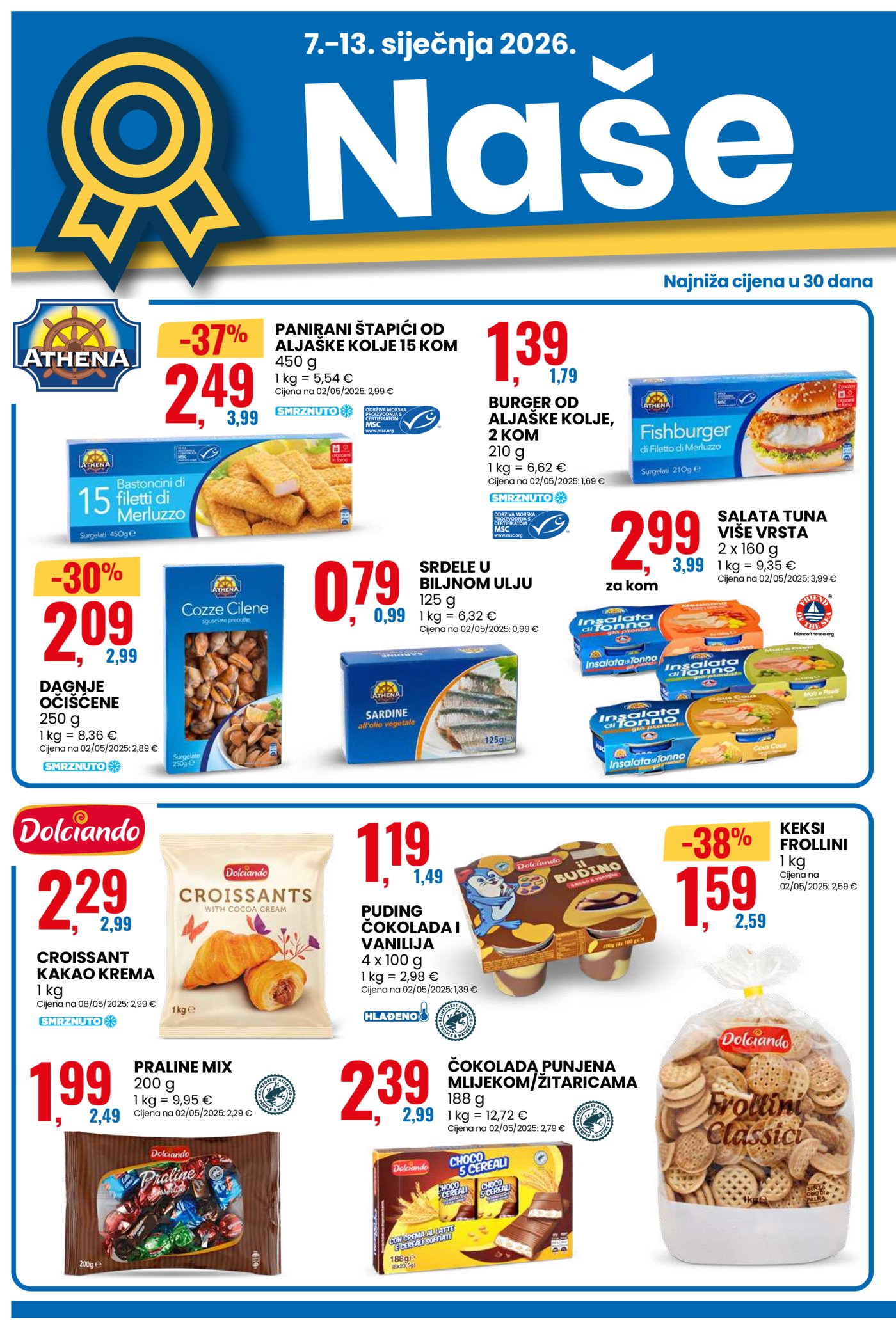 Eurospin katalog Akcija 07.01. - 13.01.2026.