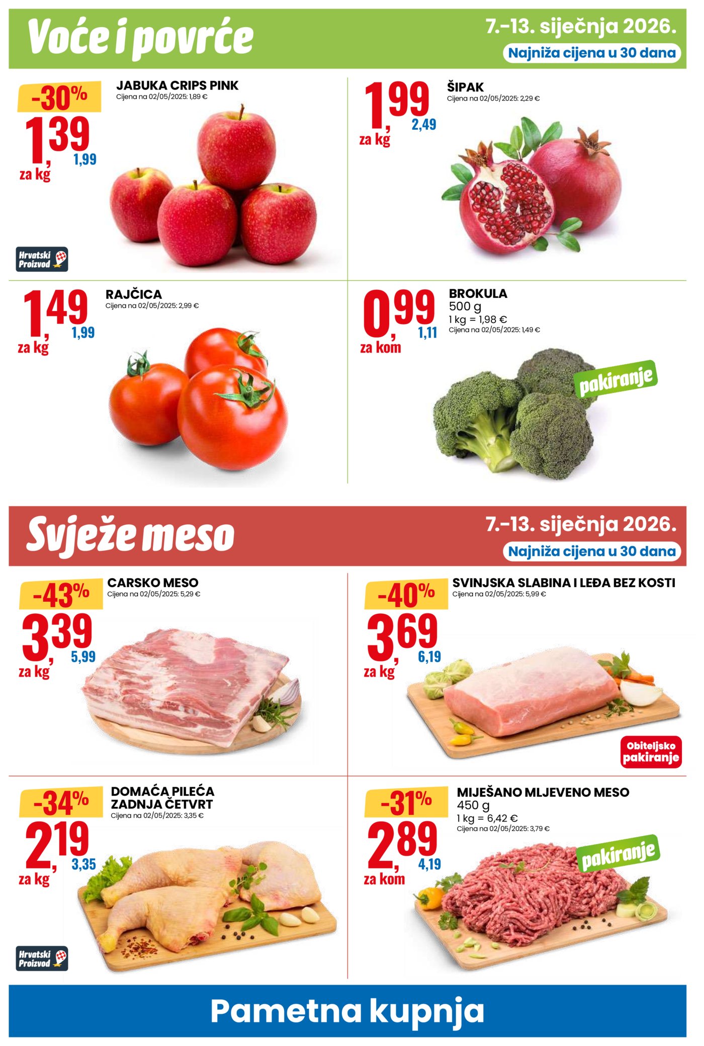 Eurospin katalog Akcija 07.01. - 13.01.2026.