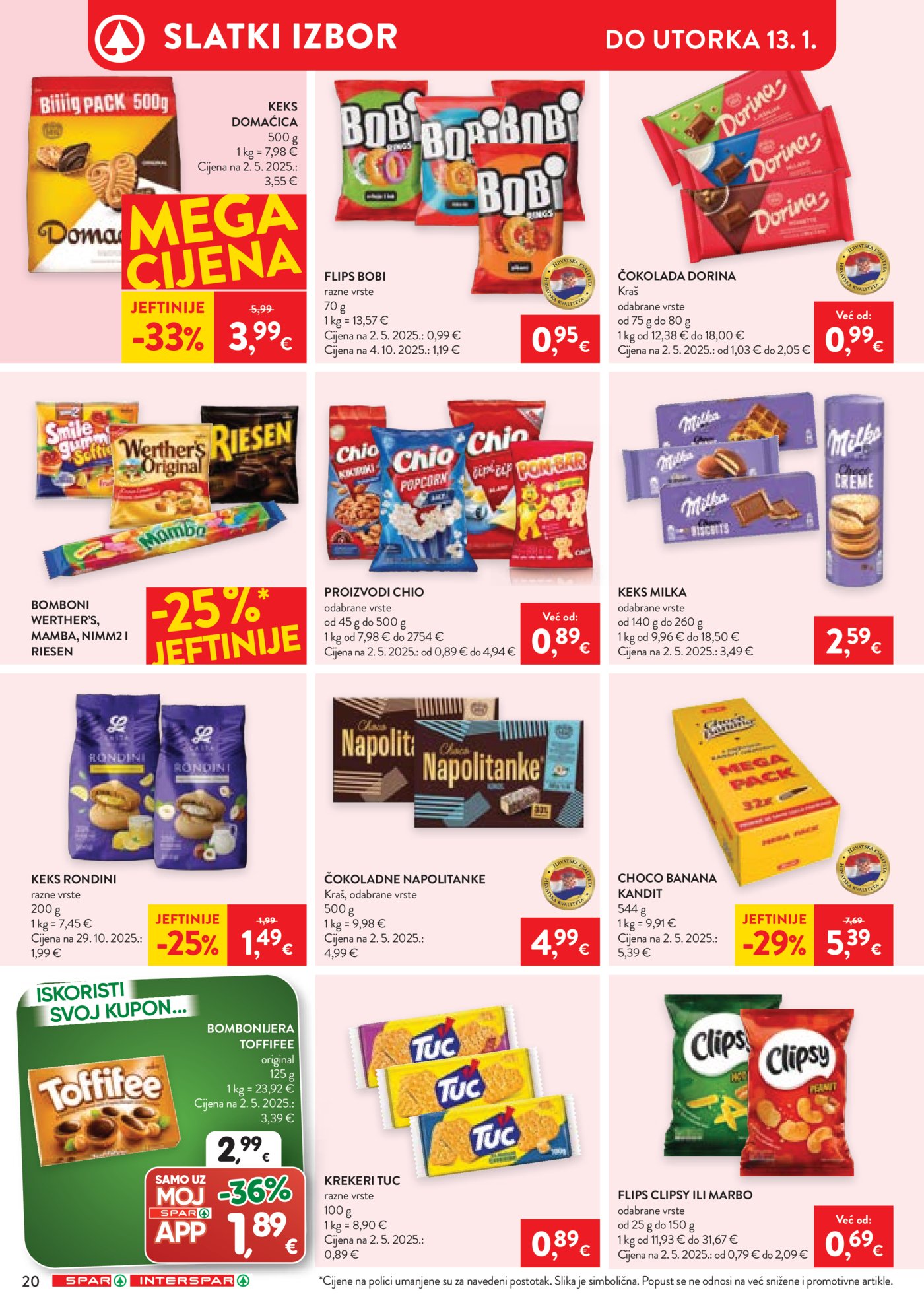 INTERSPAR katalog akcija 07.01.-13.01.2026.
