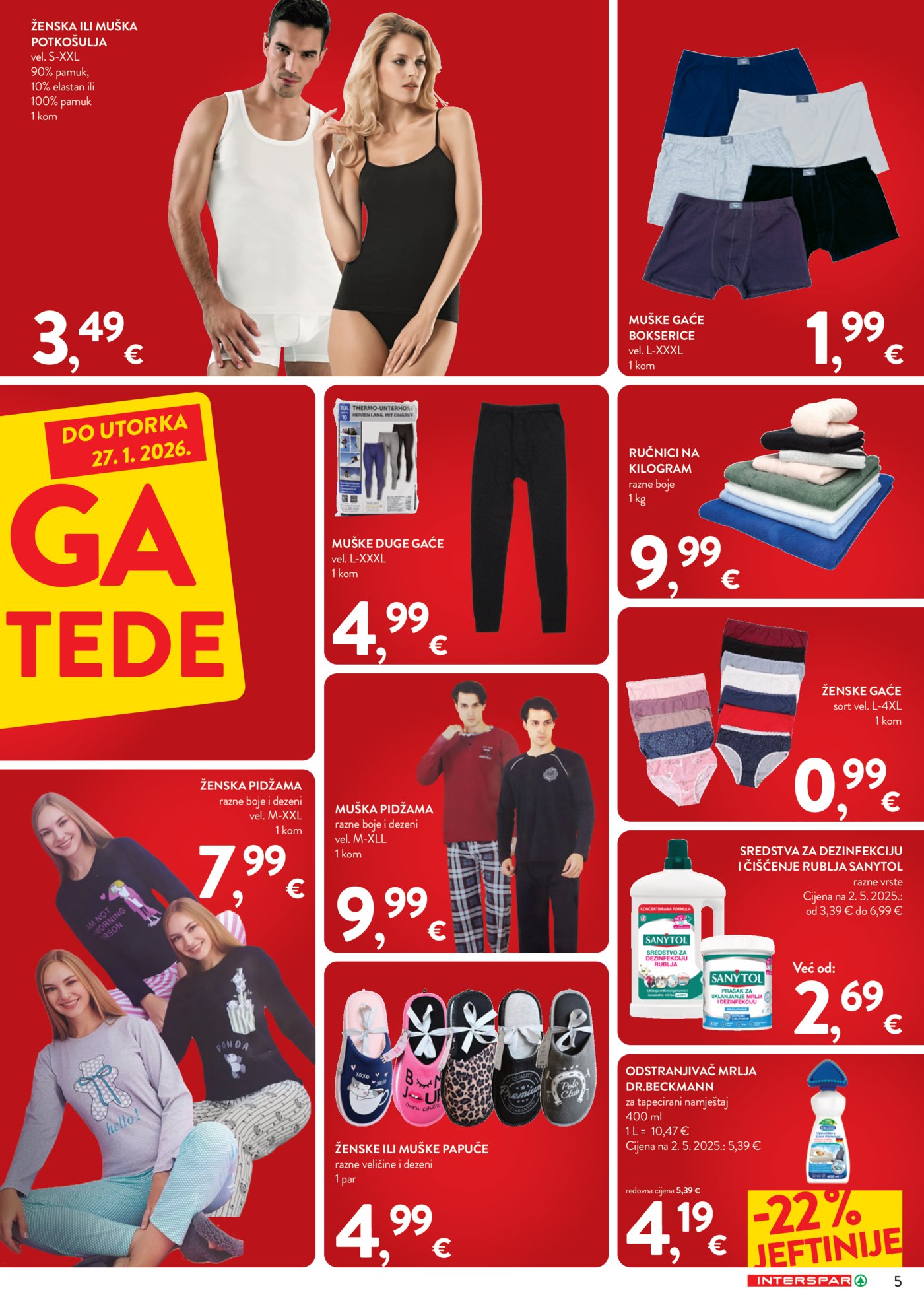 Interspar katalog Mega uštede 07.01.-27.01.2026.