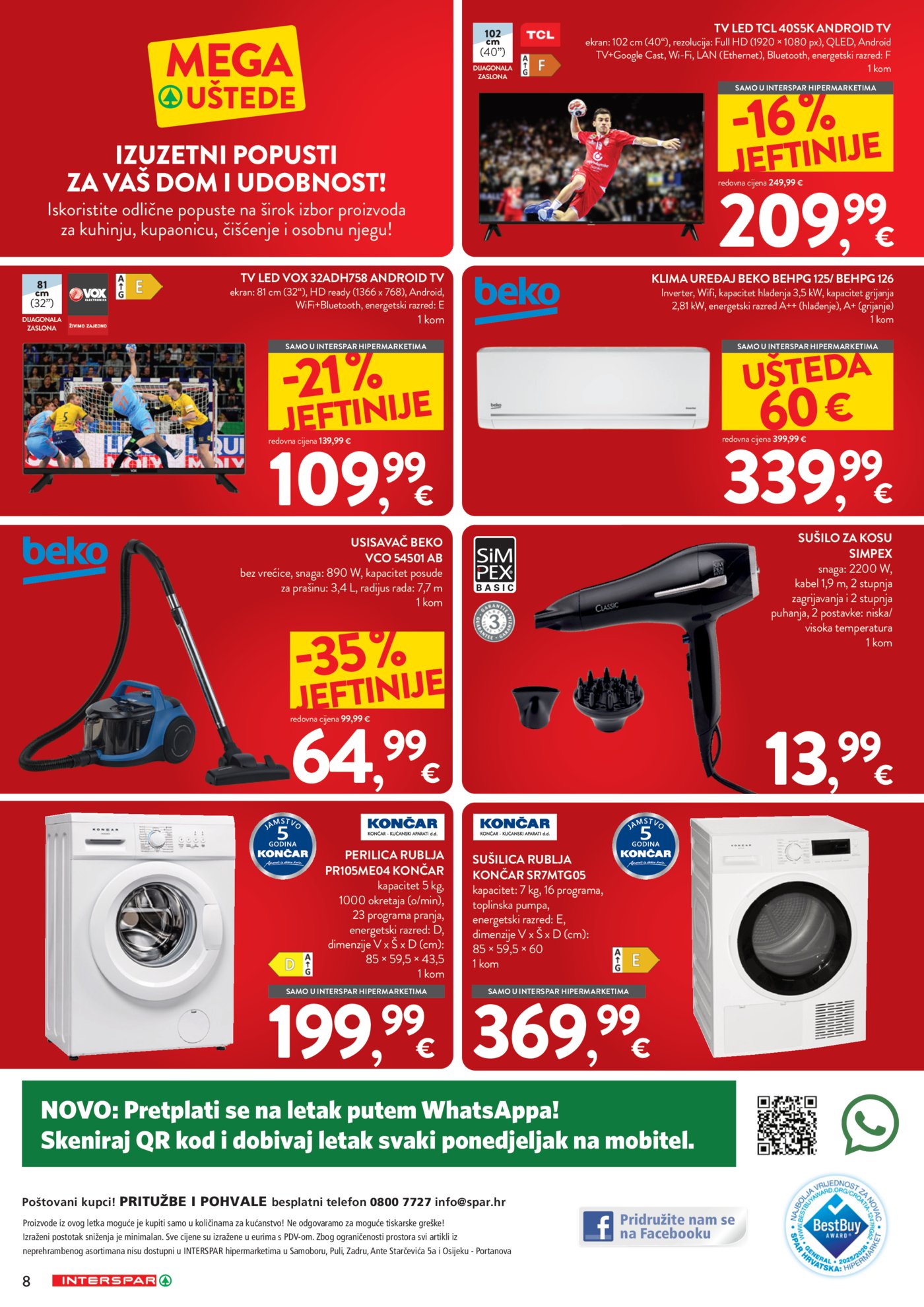 Interspar katalog Mega uštede 07.01.-27.01.2026.