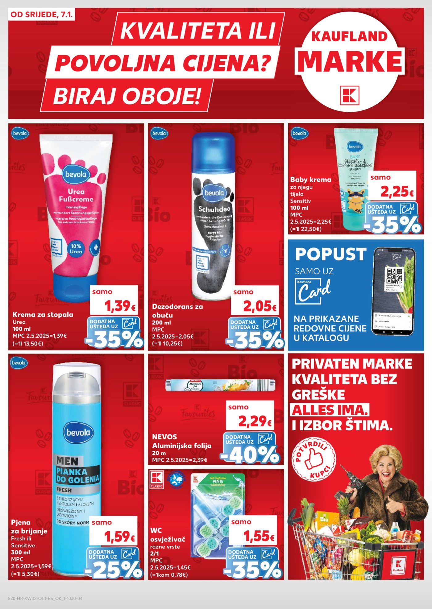 Kaufland katalog Robne marke 07.01. - 13.01.2026.