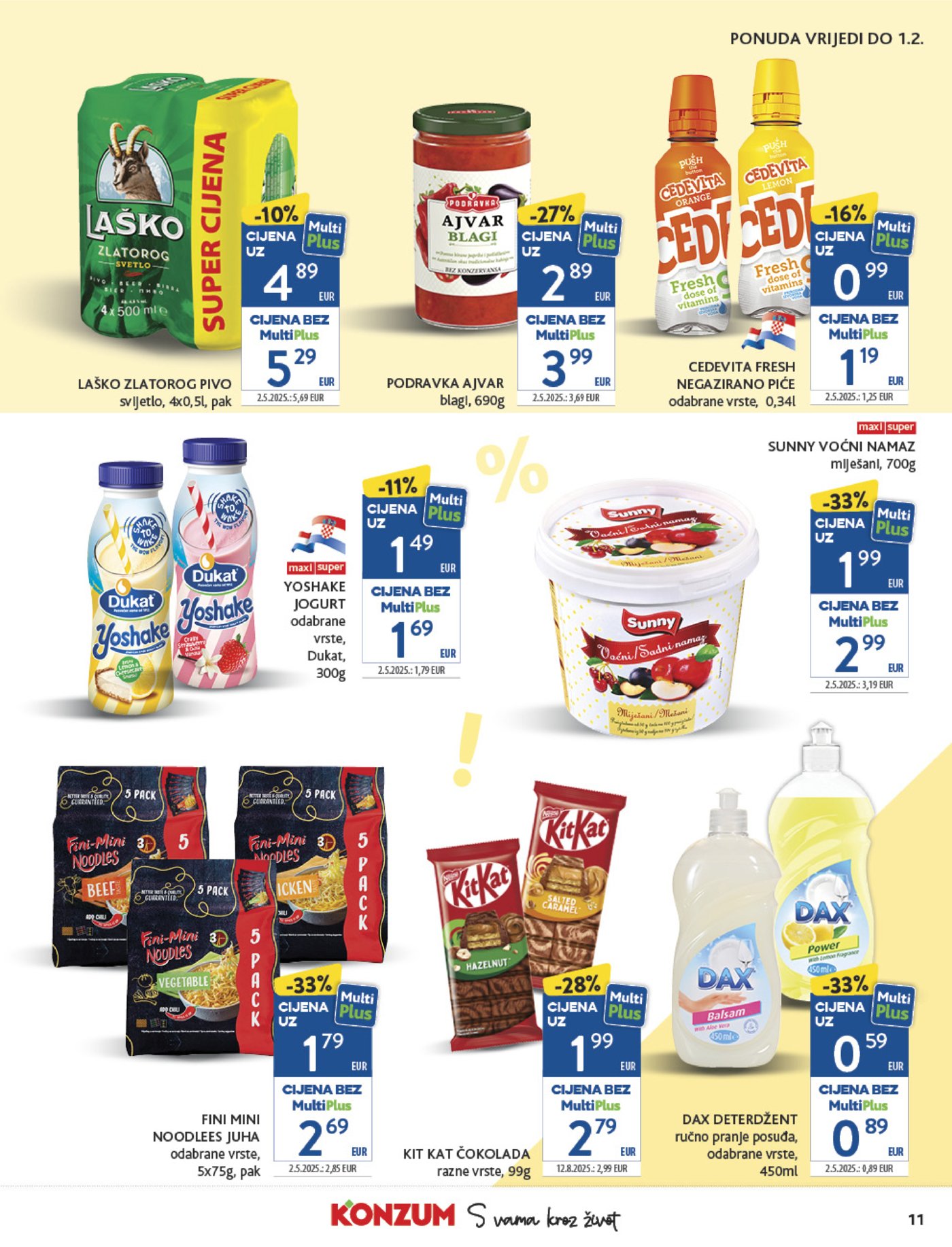 Konzum katalog Akcija 07.01. - 13.01.2026.