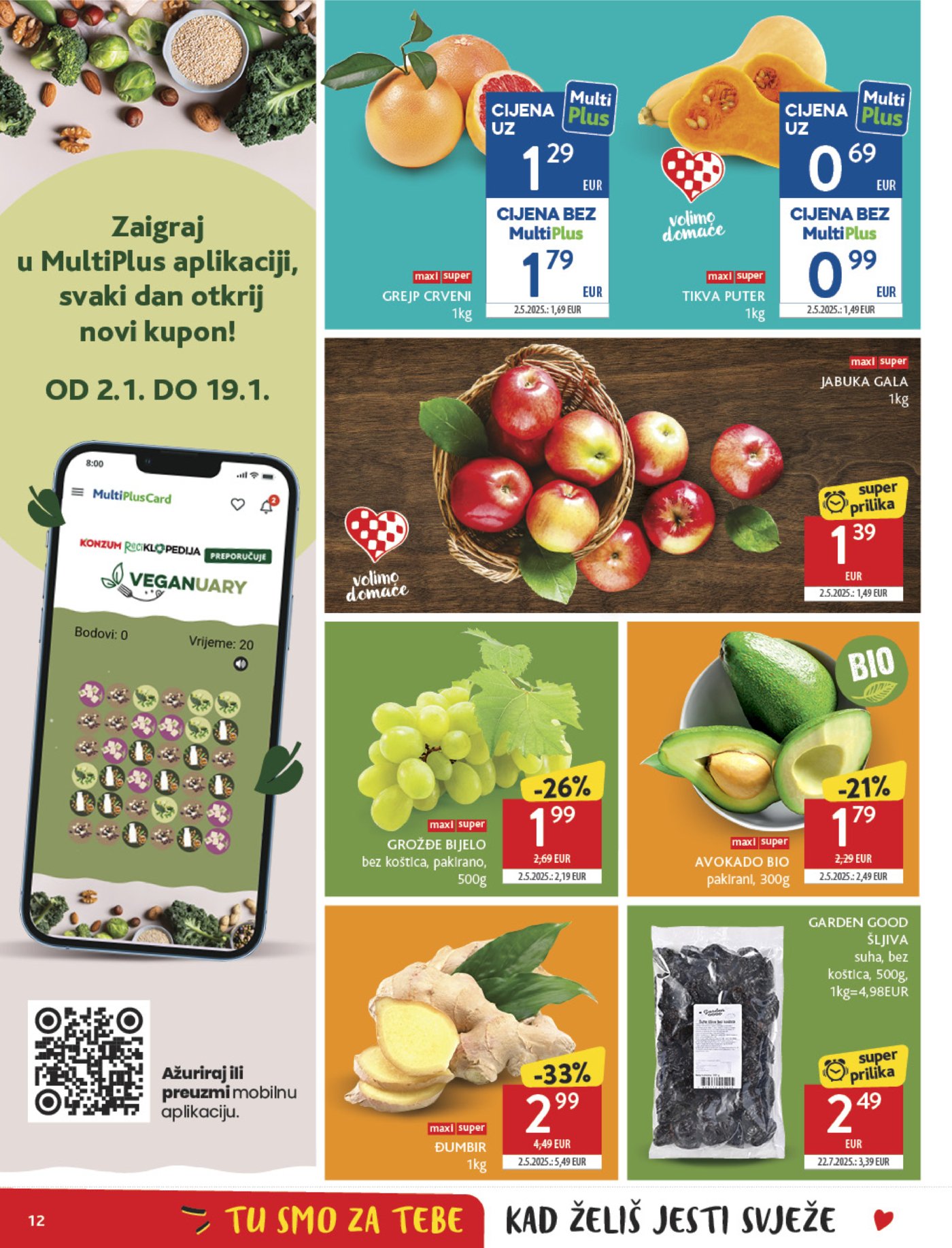 Konzum katalog Akcija 07.01. - 13.01.2026.