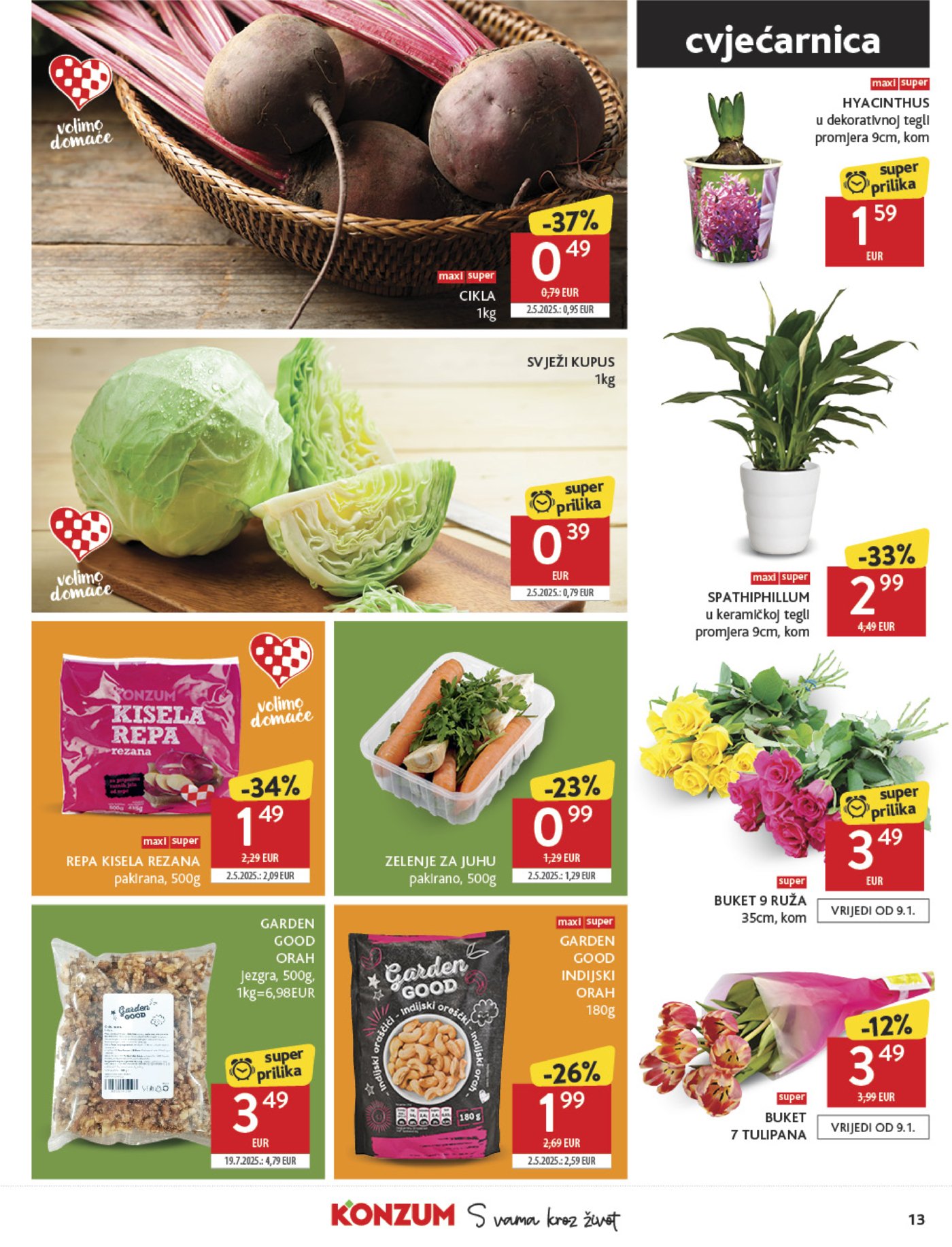 Konzum katalog Akcija 07.01. - 13.01.2026.
