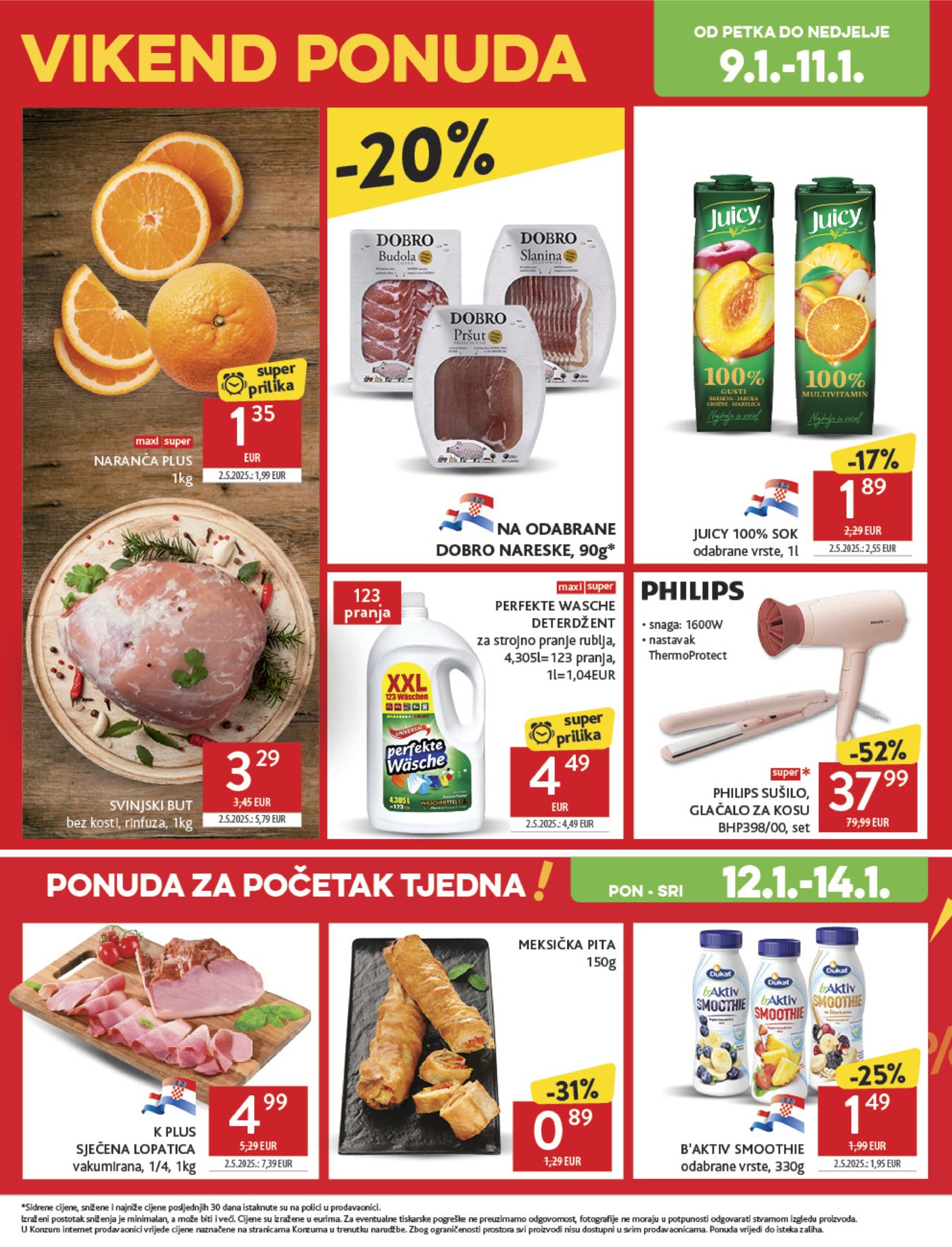 Konzum katalog Akcija 07.01. - 13.01.2026.