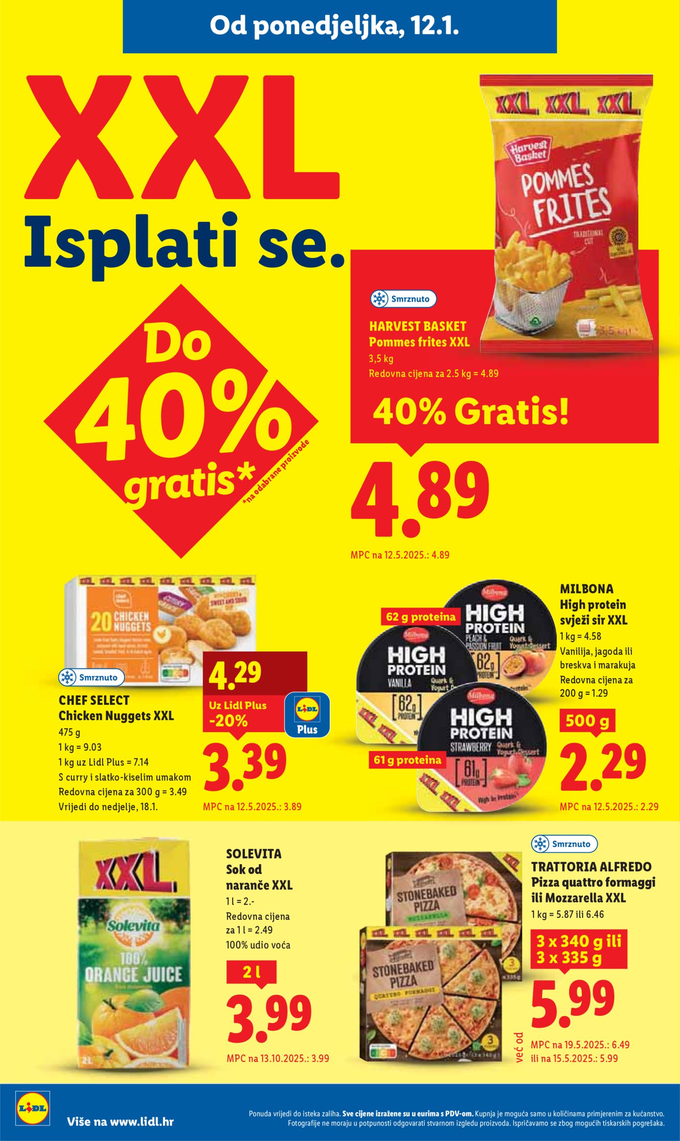 Lidl Super ponuda od ponedjeljka 12.01.-18.01.2026.