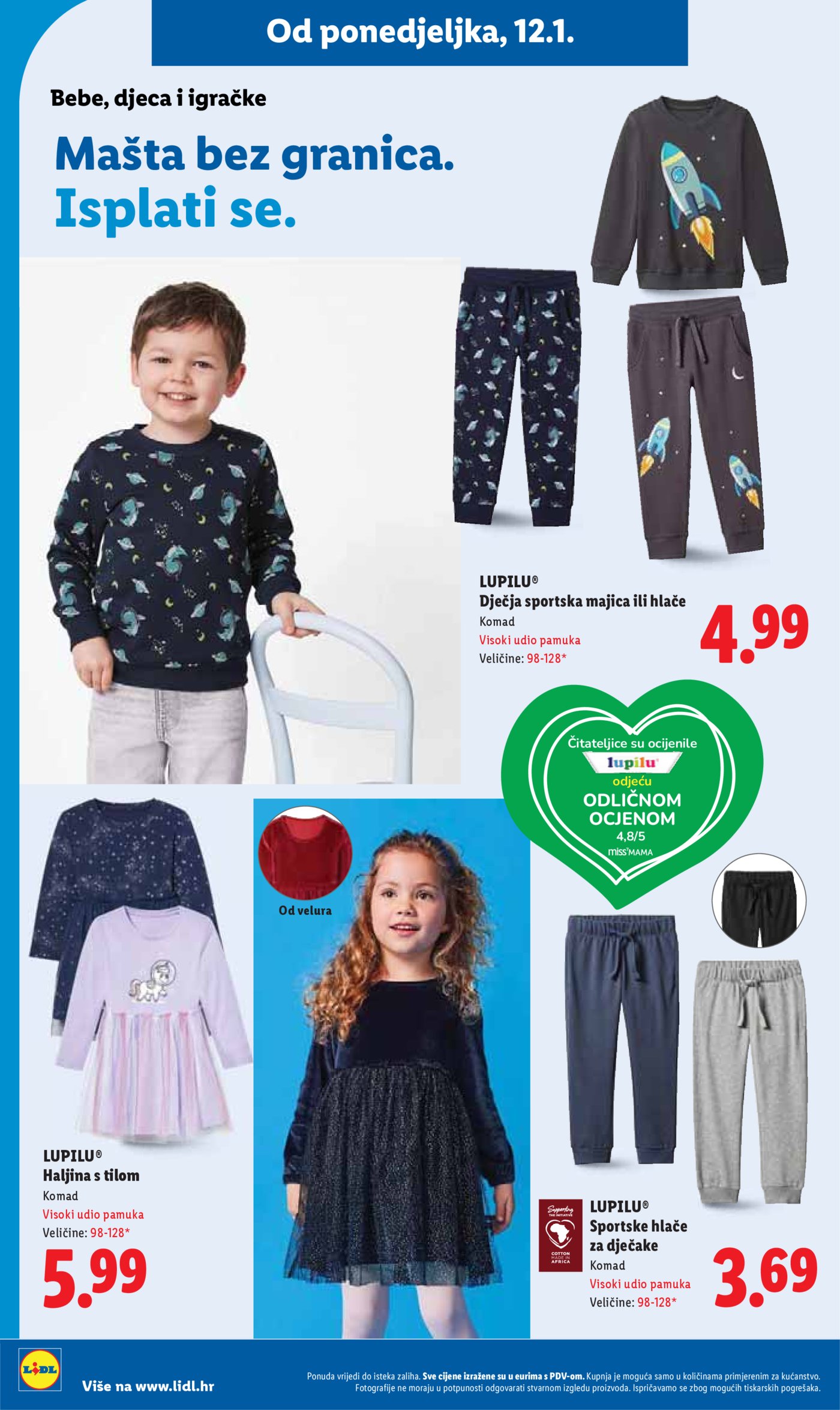Lidl Super ponuda od ponedjeljka 12.01.-18.01.2026.
