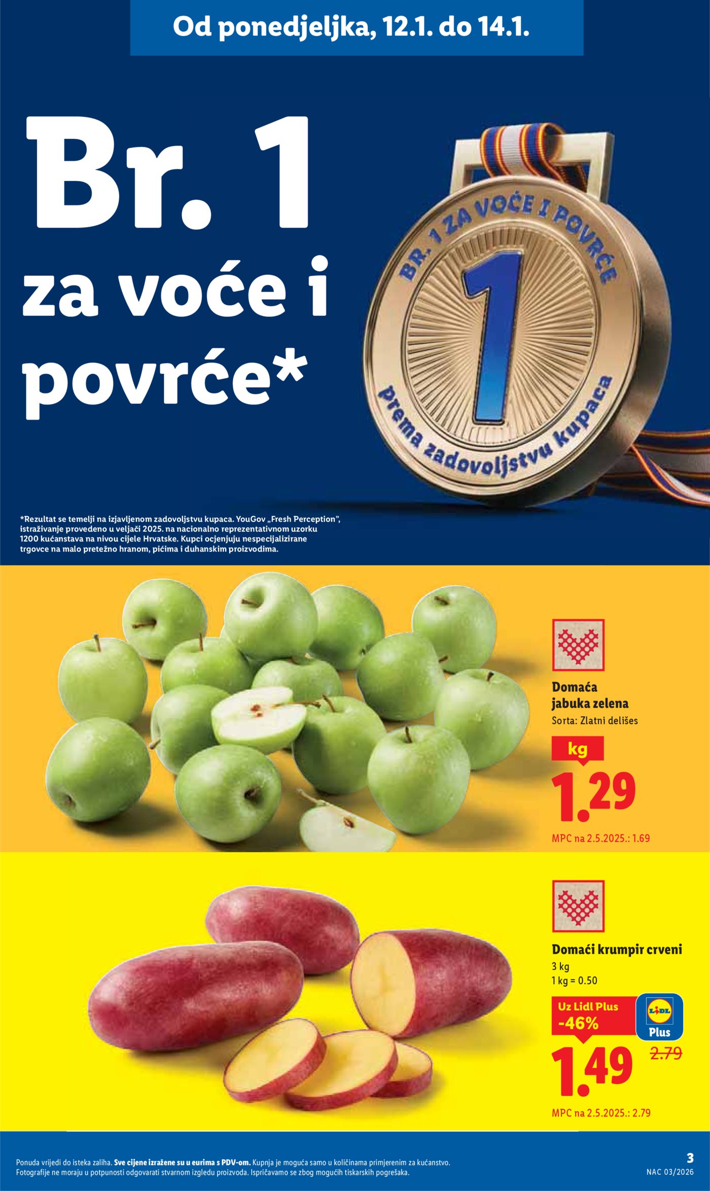 Lidl Super ponuda od ponedjeljka 12.01.-18.01.2026.