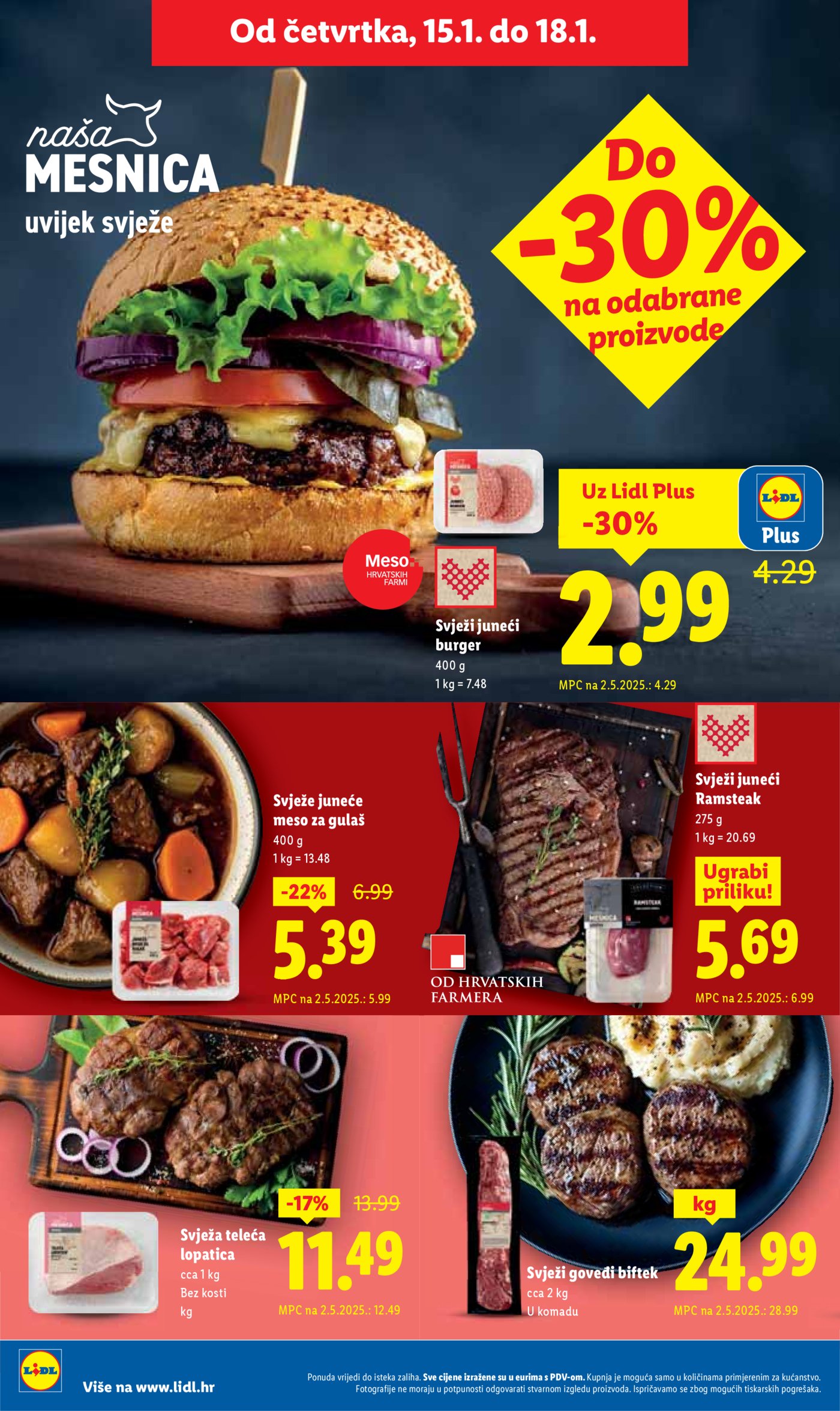 Lidl Super ponuda od ponedjeljka 12.01.-18.01.2026.
