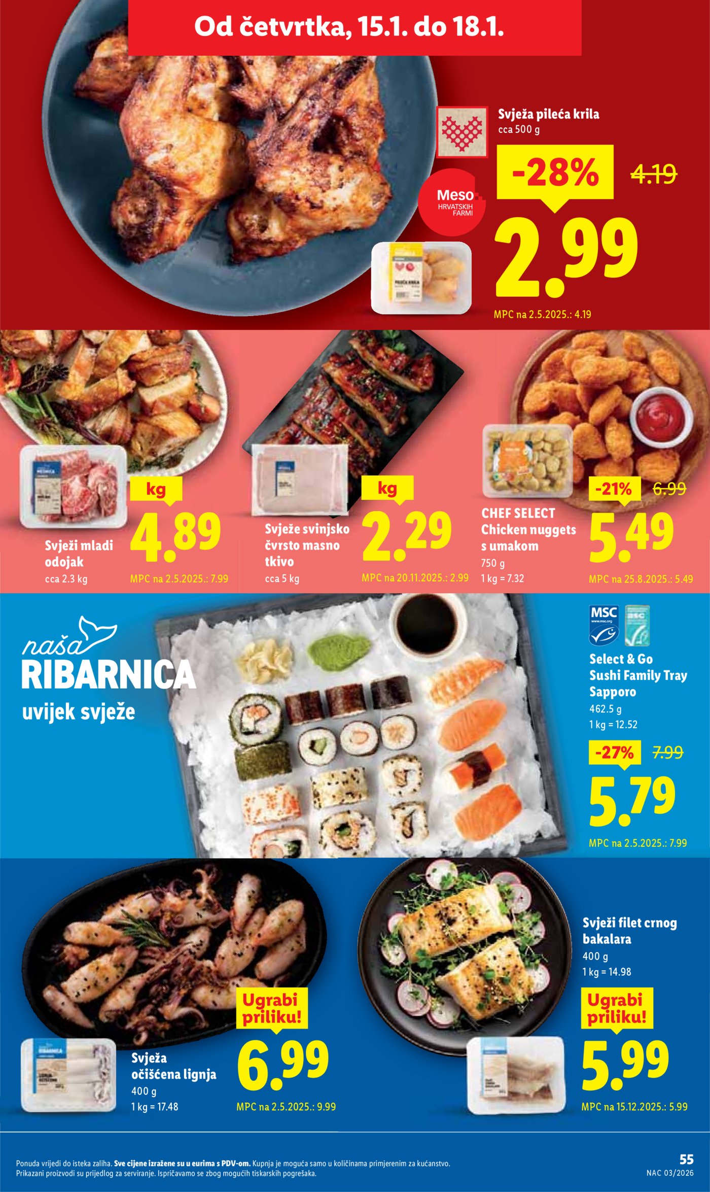 Lidl Super ponuda od ponedjeljka 12.01.-18.01.2026.