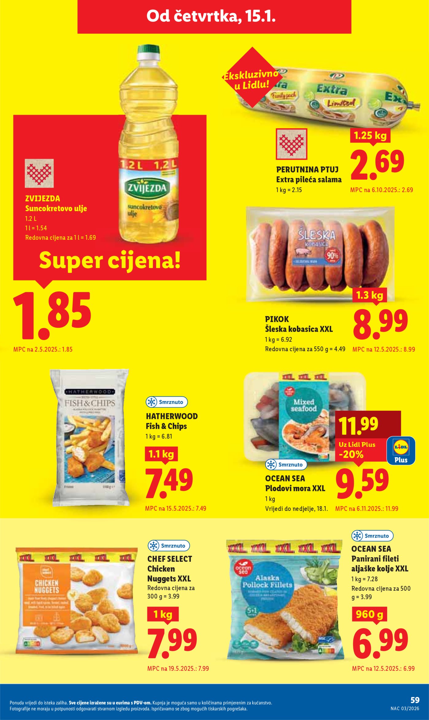 Lidl Super ponuda od ponedjeljka 12.01.-18.01.2026.