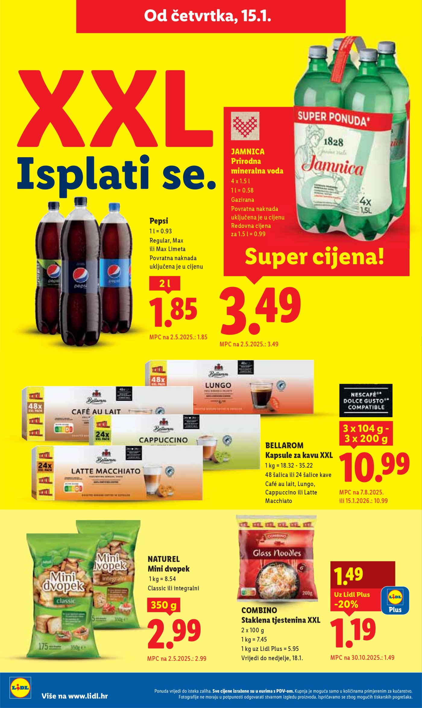 Lidl Super ponuda od ponedjeljka 12.01.-18.01.2026.