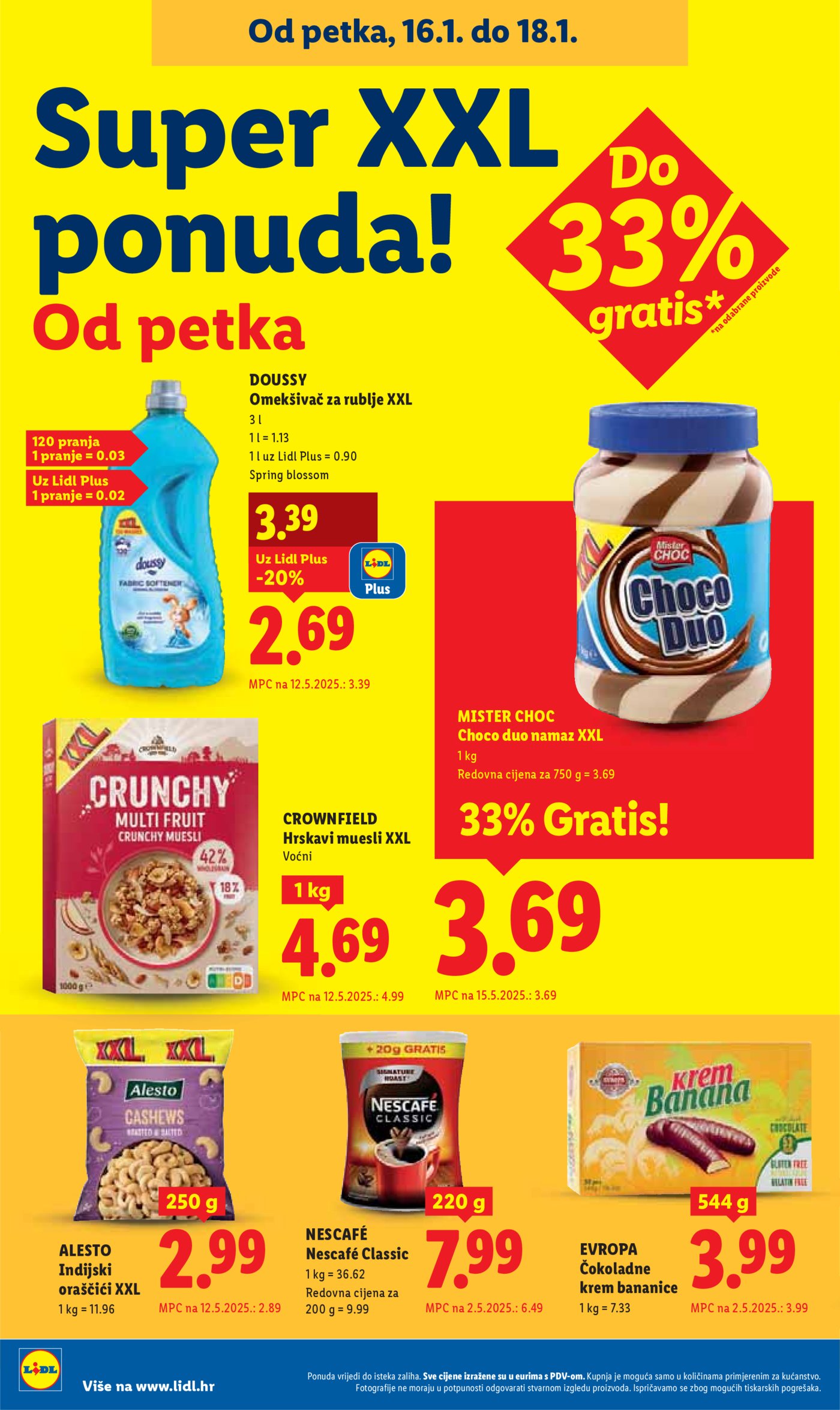 Lidl Super ponuda od ponedjeljka 12.01.-18.01.2026.