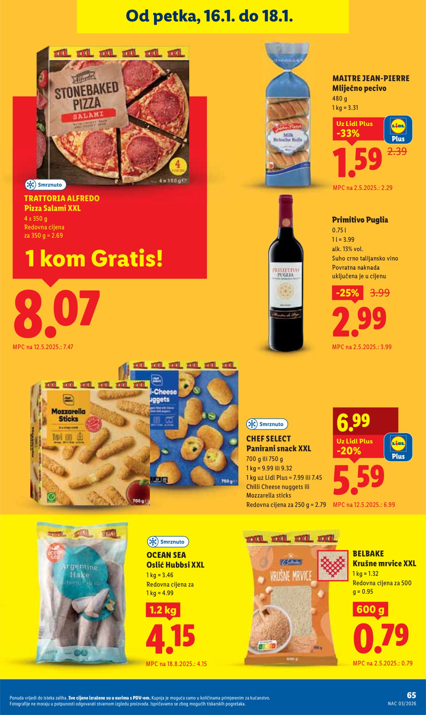 Lidl Super ponuda od ponedjeljka 12.01.-18.01.2026.