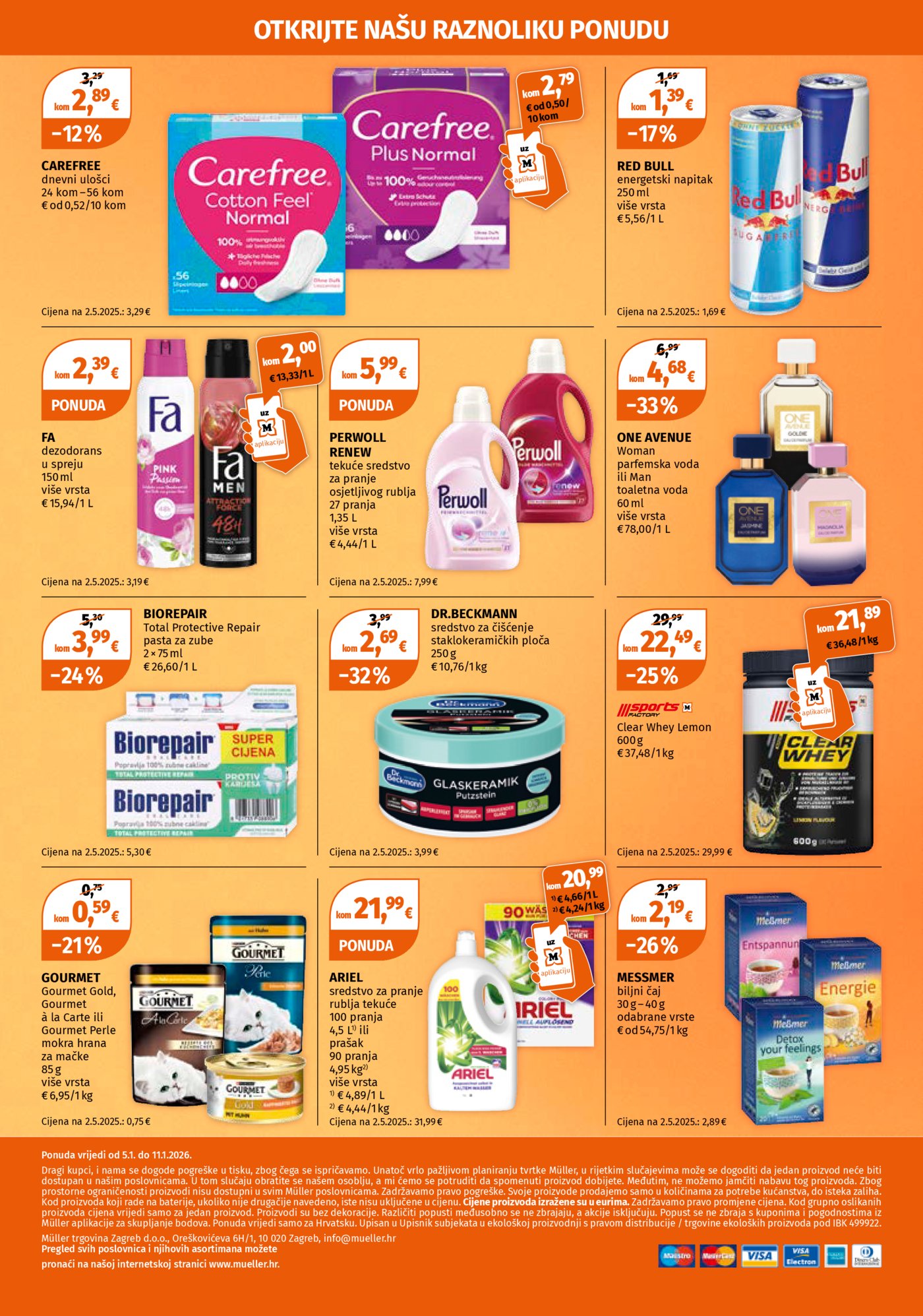Muller katalog Zimski popusti 05.01.-11.01.2026.