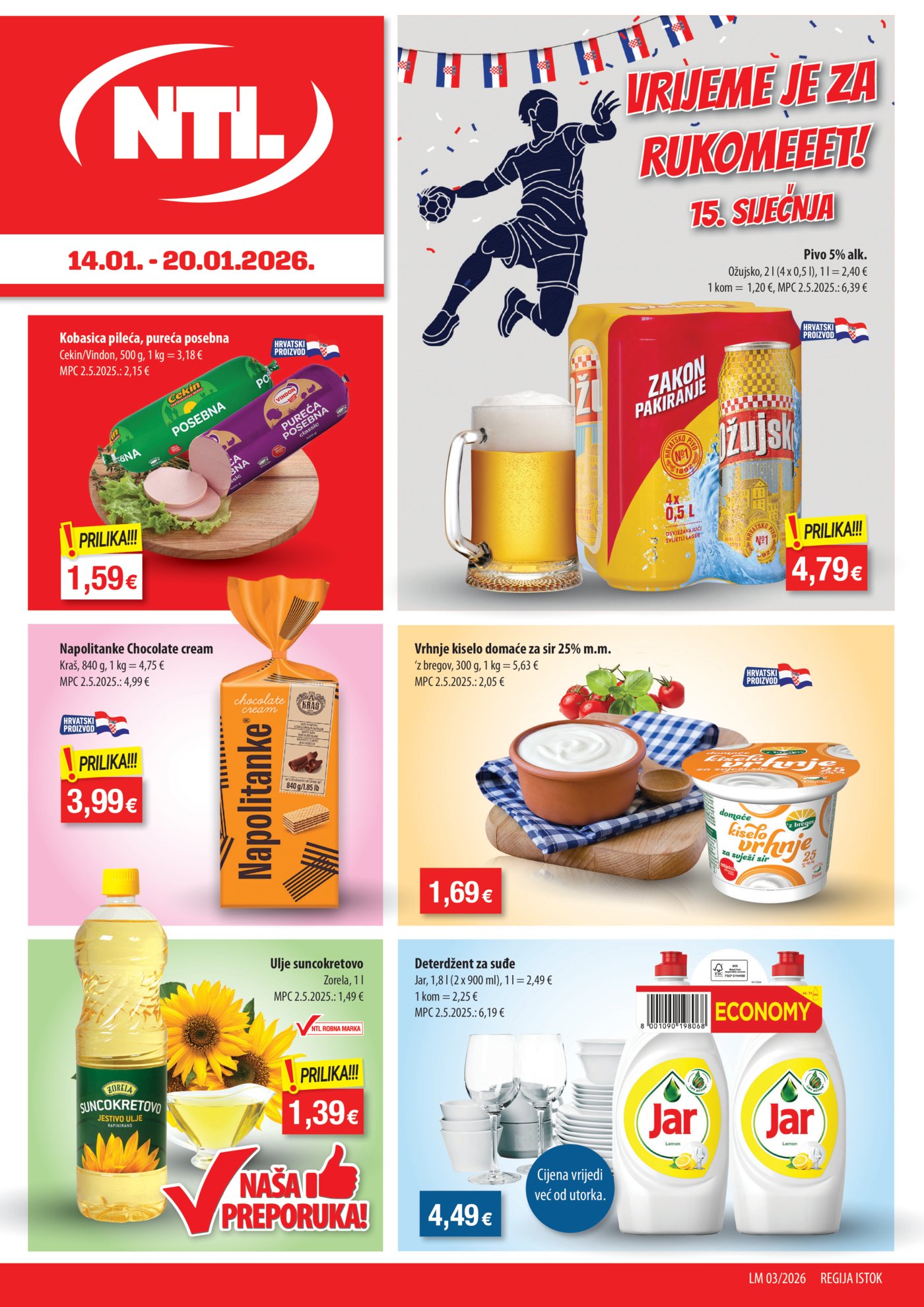 NTL katalog Akcija 14.01. - 20.01.2026. Istok
