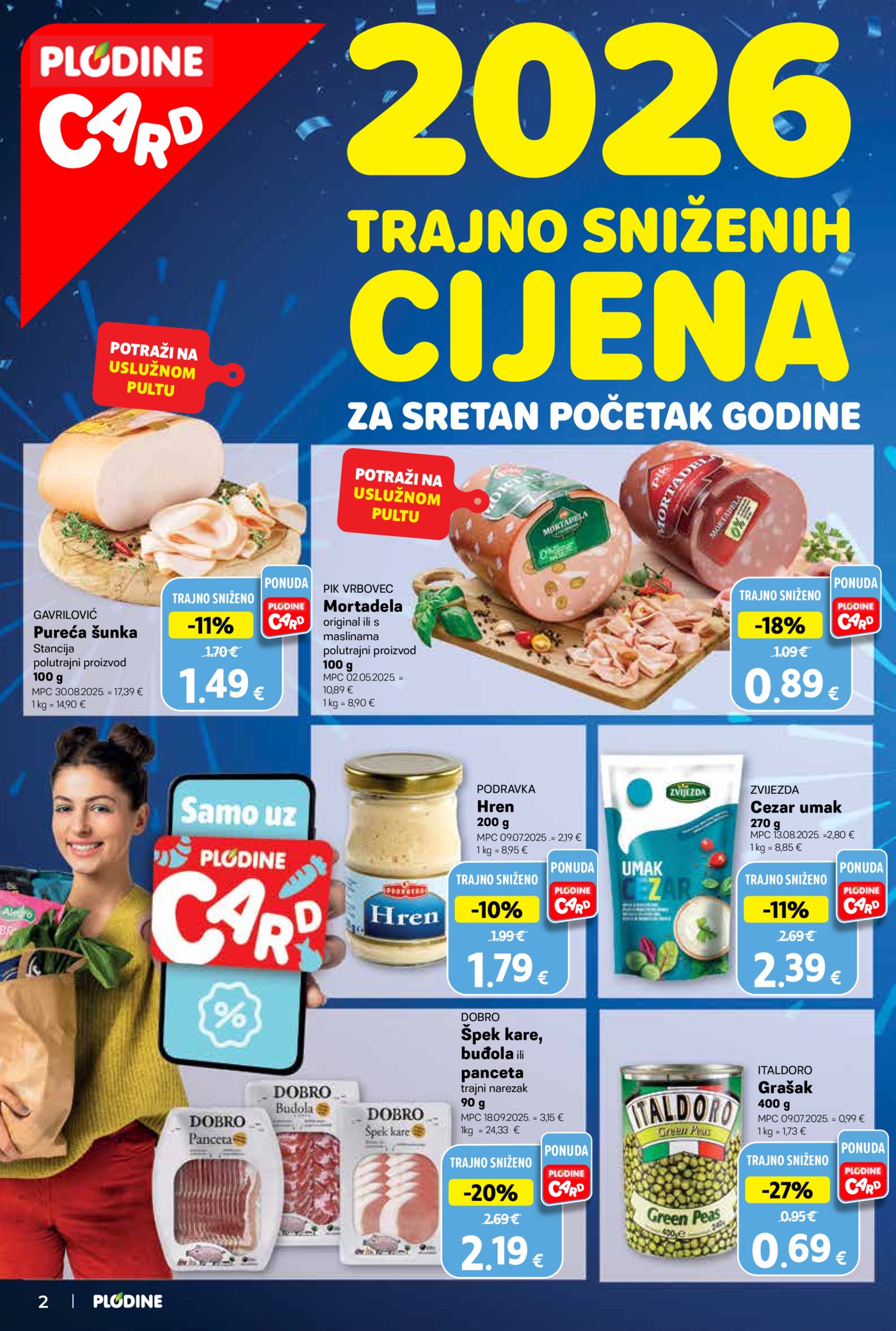 Plodine katalog Akcija 07.01. - 13.01.2026.