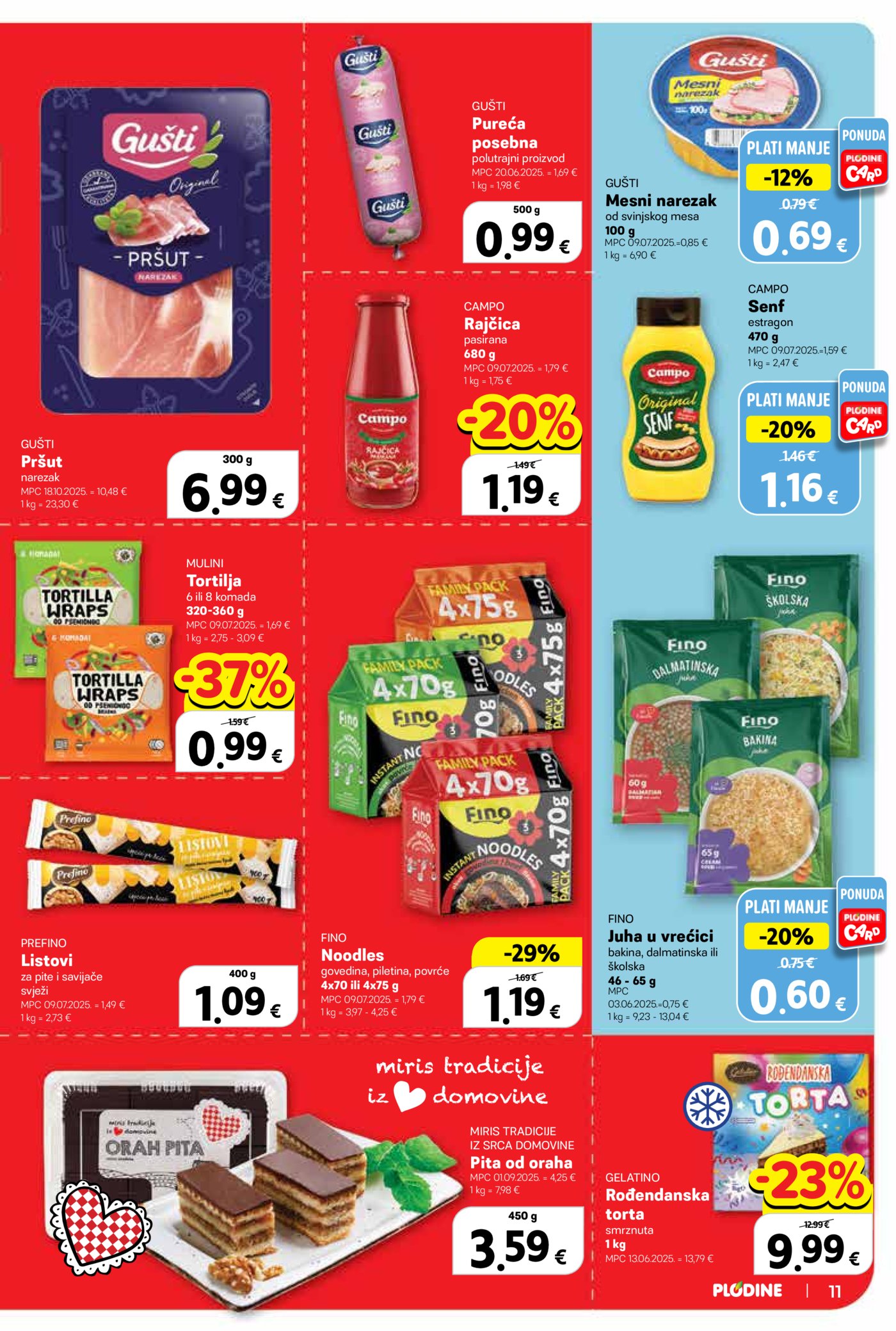 Plodine katalog Akcija 07.01. - 13.01.2026.