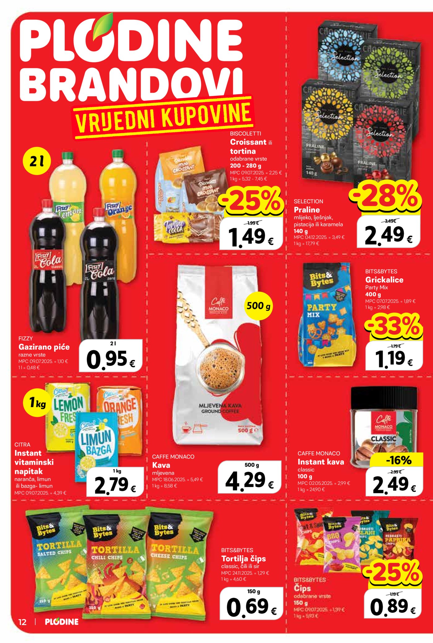 Plodine katalog Akcija 07.01. - 13.01.2026.