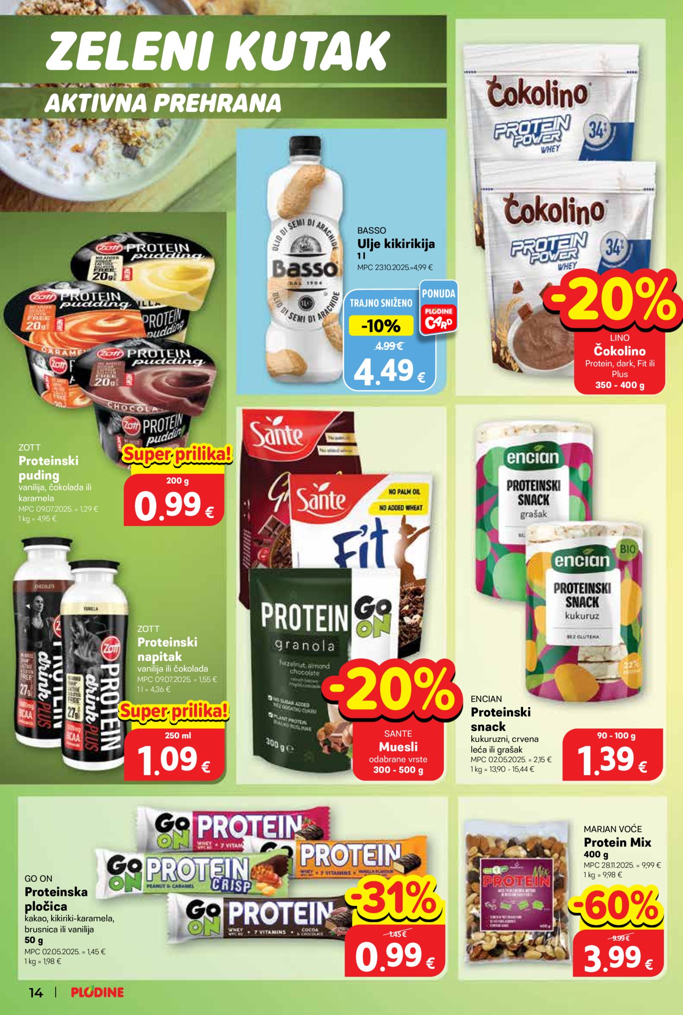 Plodine katalog Akcija 07.01. - 13.01.2026.