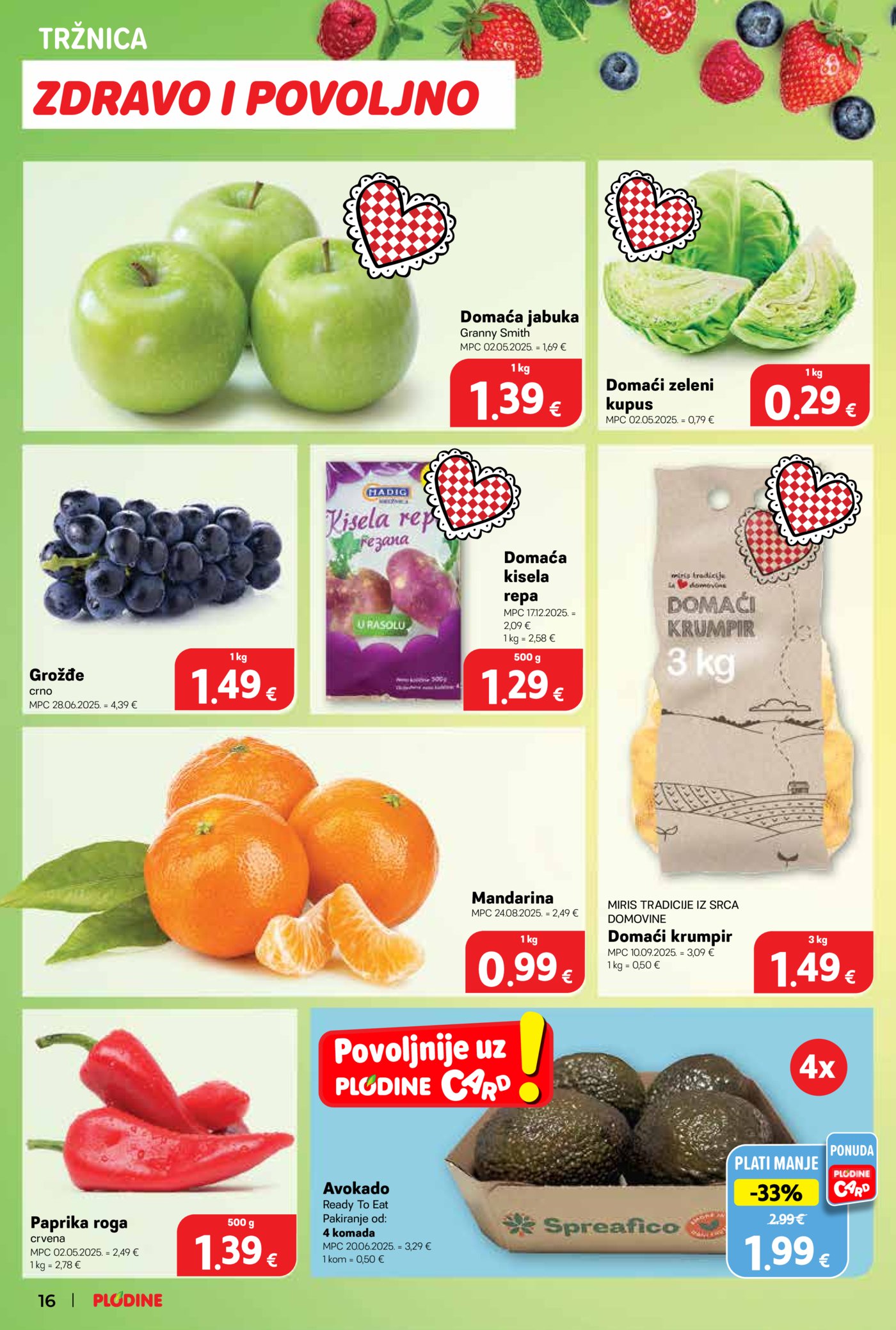 Plodine katalog Akcija 07.01. - 13.01.2026.