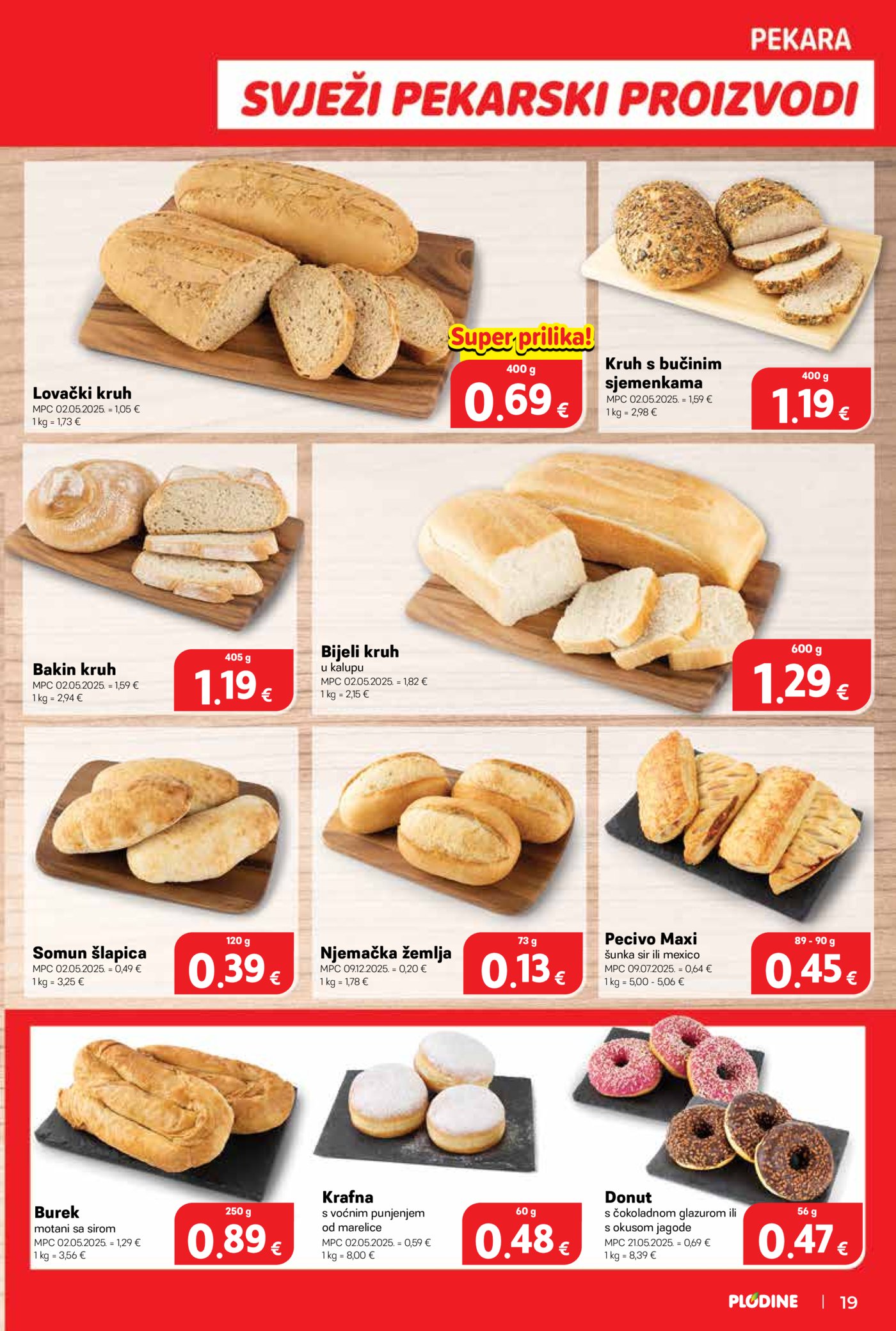 Plodine katalog Akcija 07.01. - 13.01.2026.