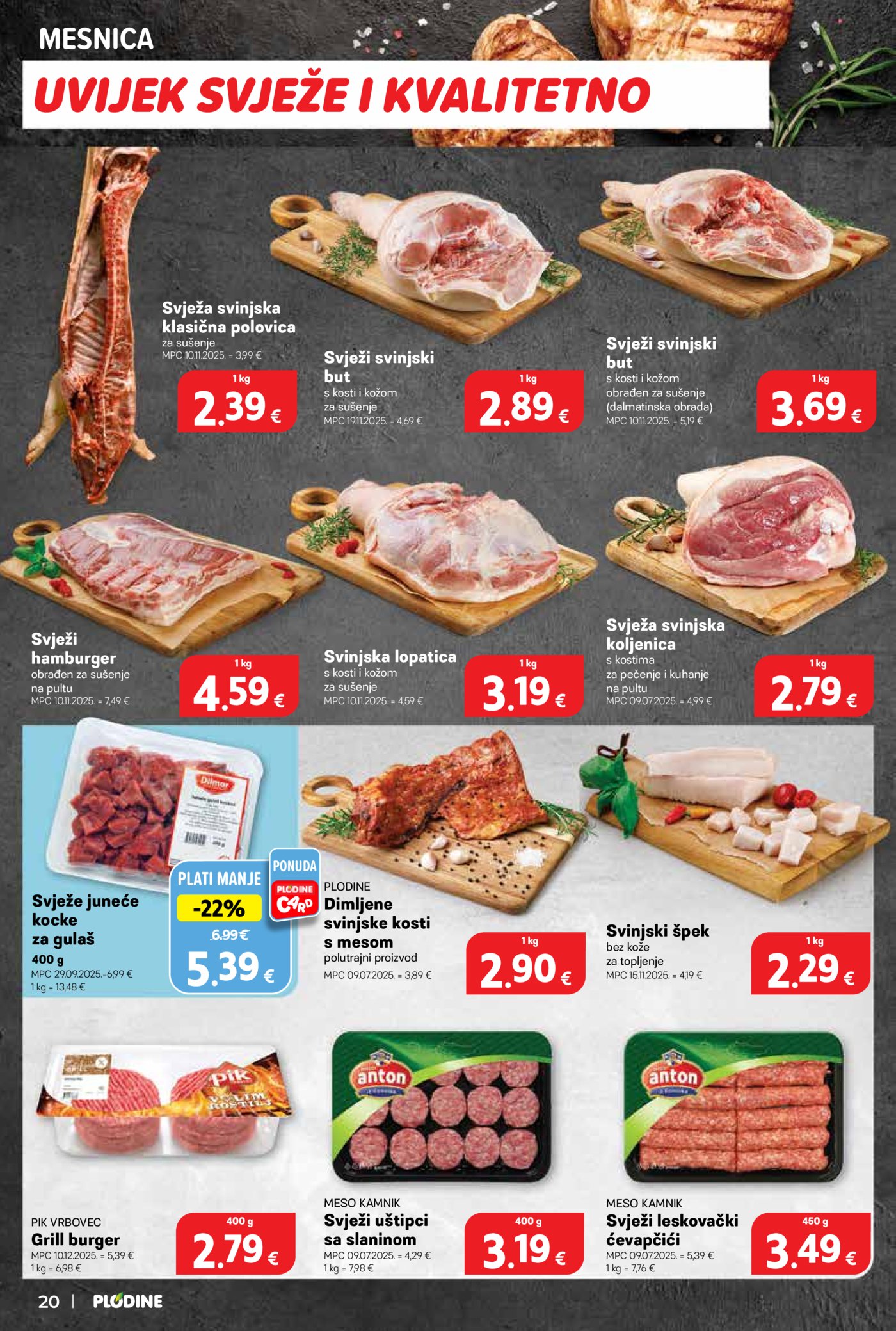 Plodine katalog Akcija 07.01. - 13.01.2026.