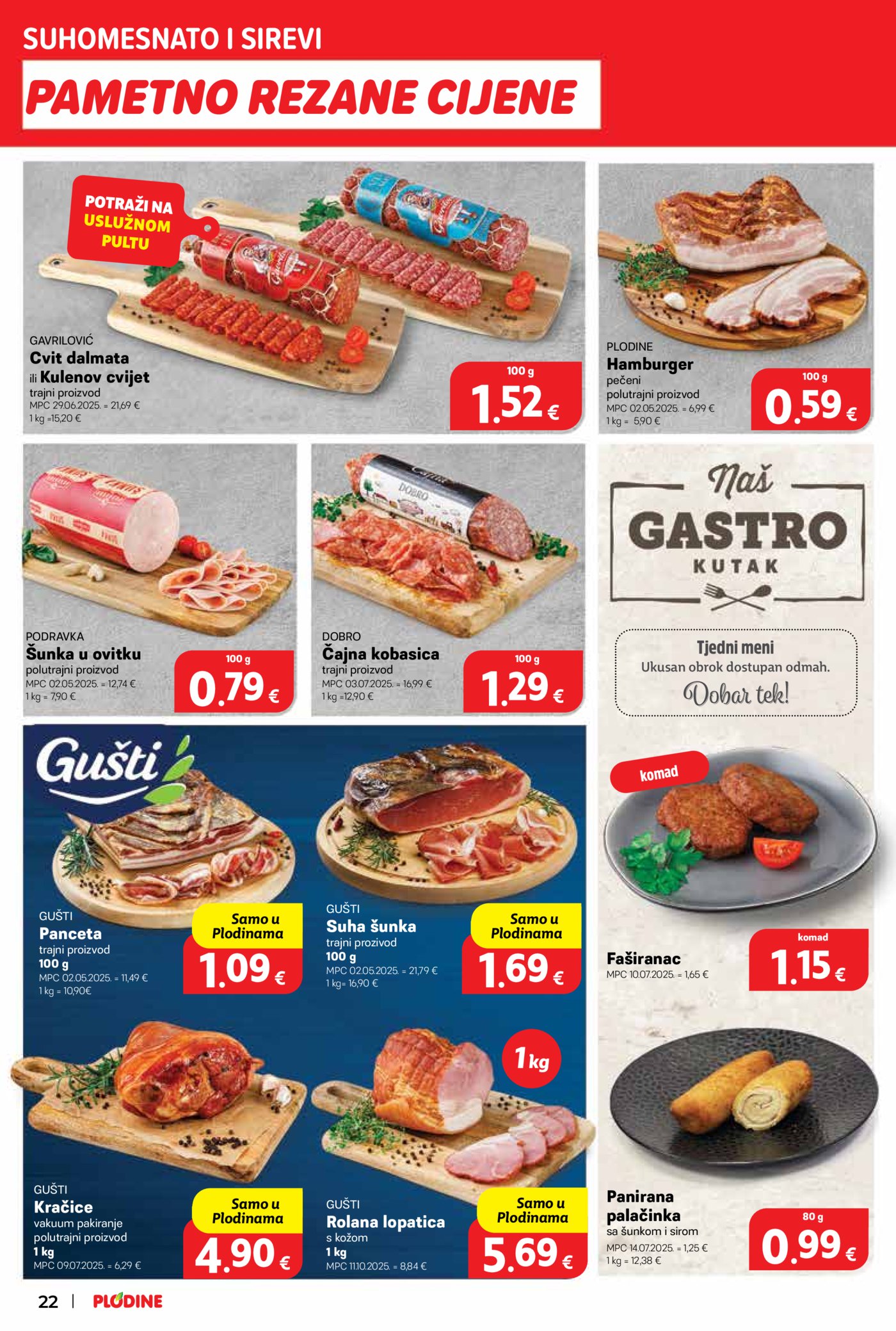 Plodine katalog Akcija 07.01. - 13.01.2026.