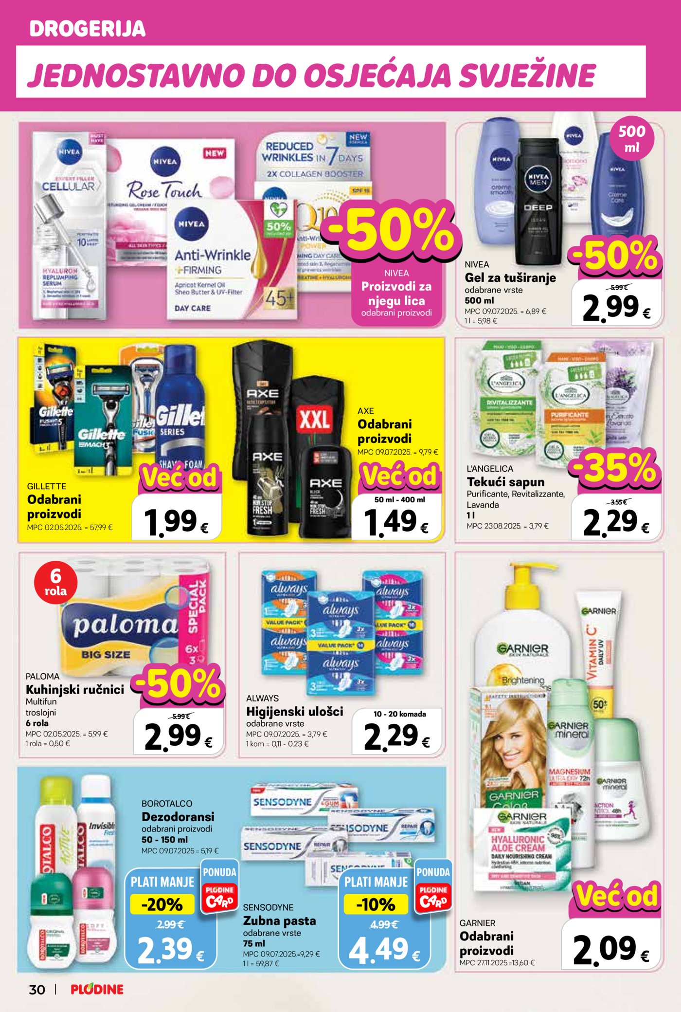 Plodine katalog Akcija 07.01. - 13.01.2026.