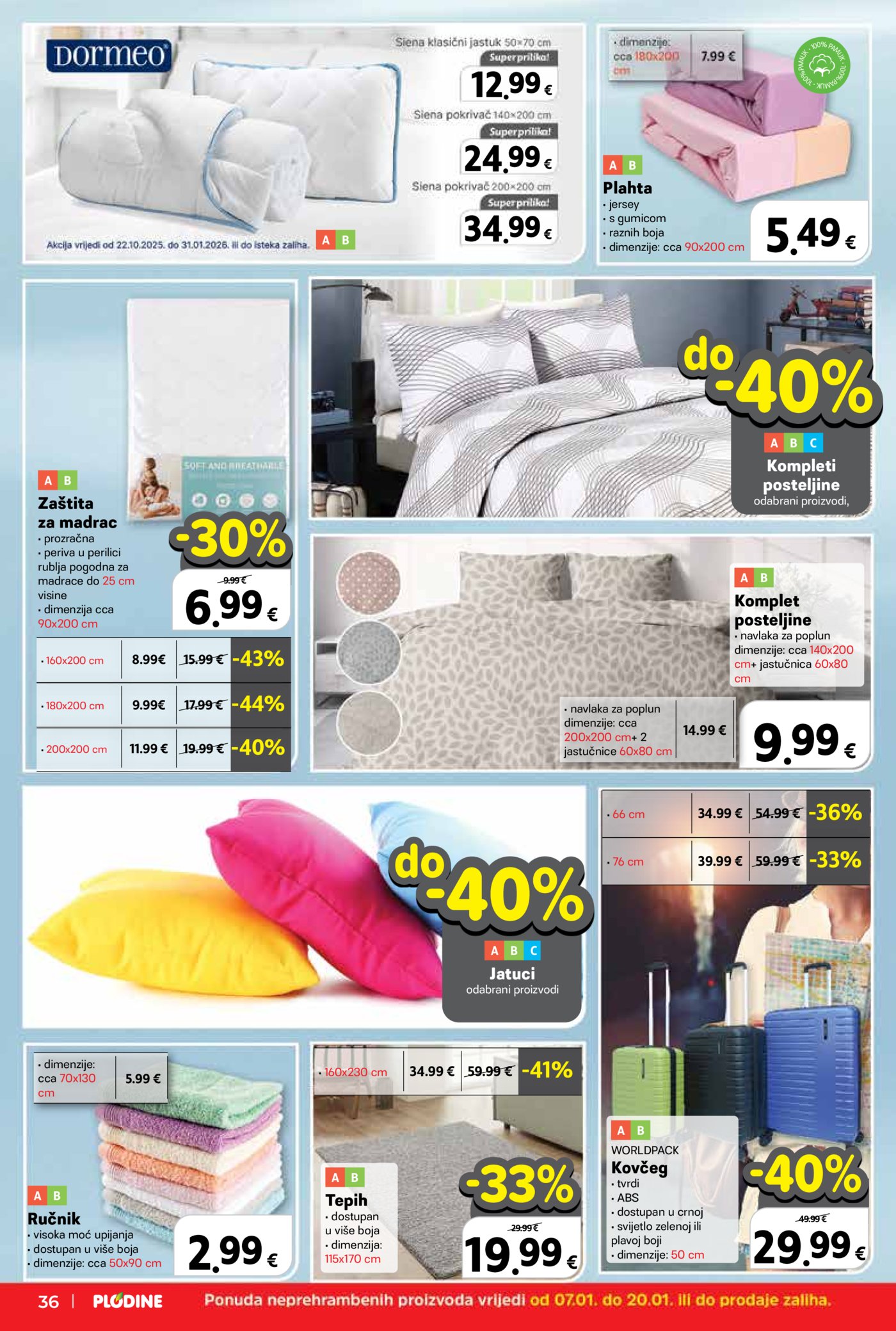 Plodine katalog Akcija 07.01. - 13.01.2026.