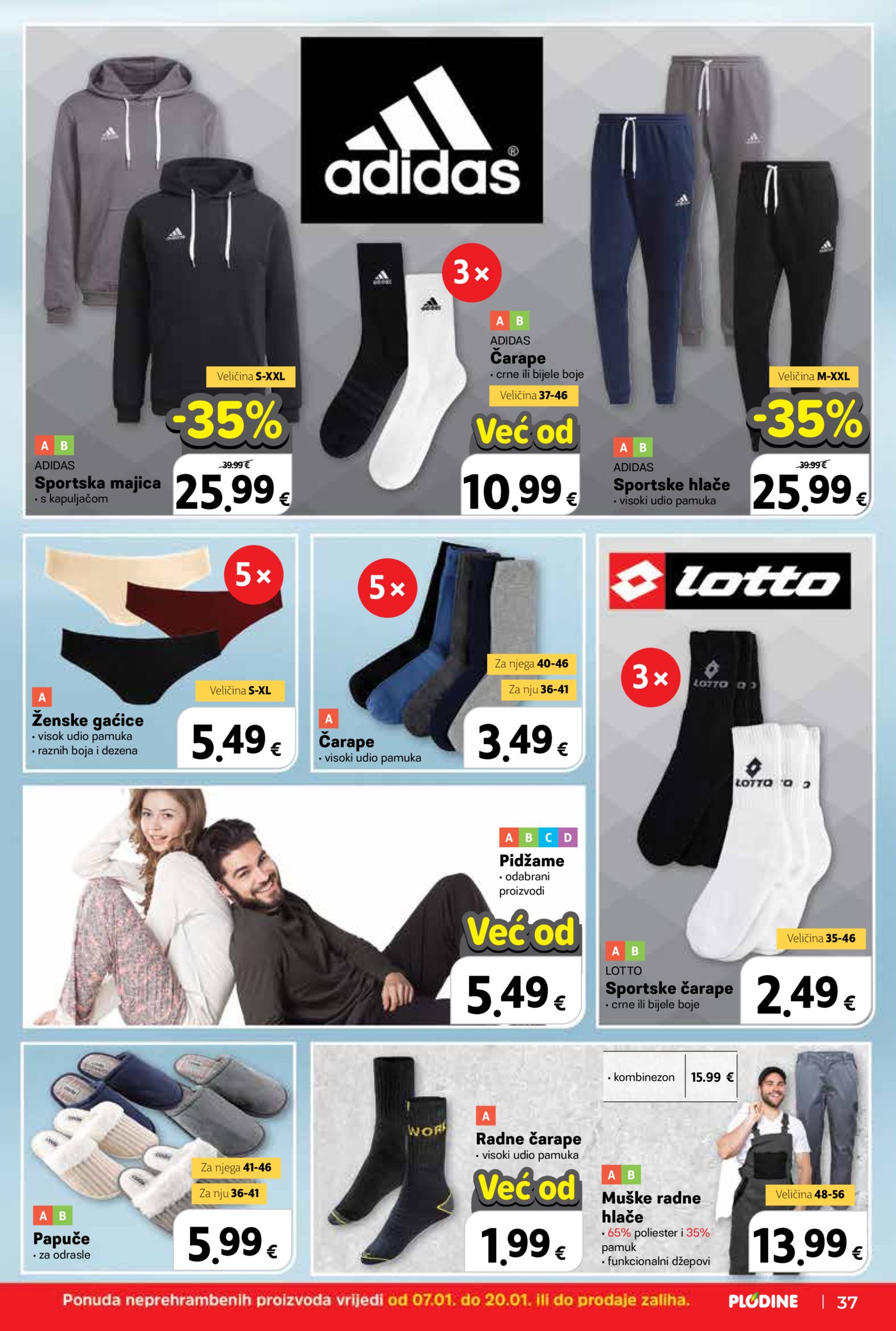 Plodine katalog Akcija 07.01. - 13.01.2026.