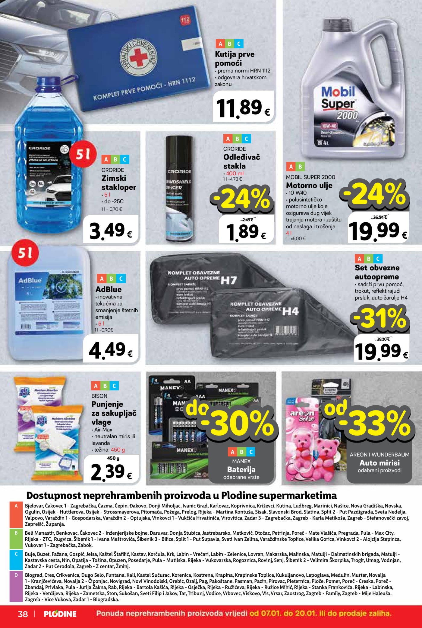 Plodine katalog Akcija 07.01. - 13.01.2026.