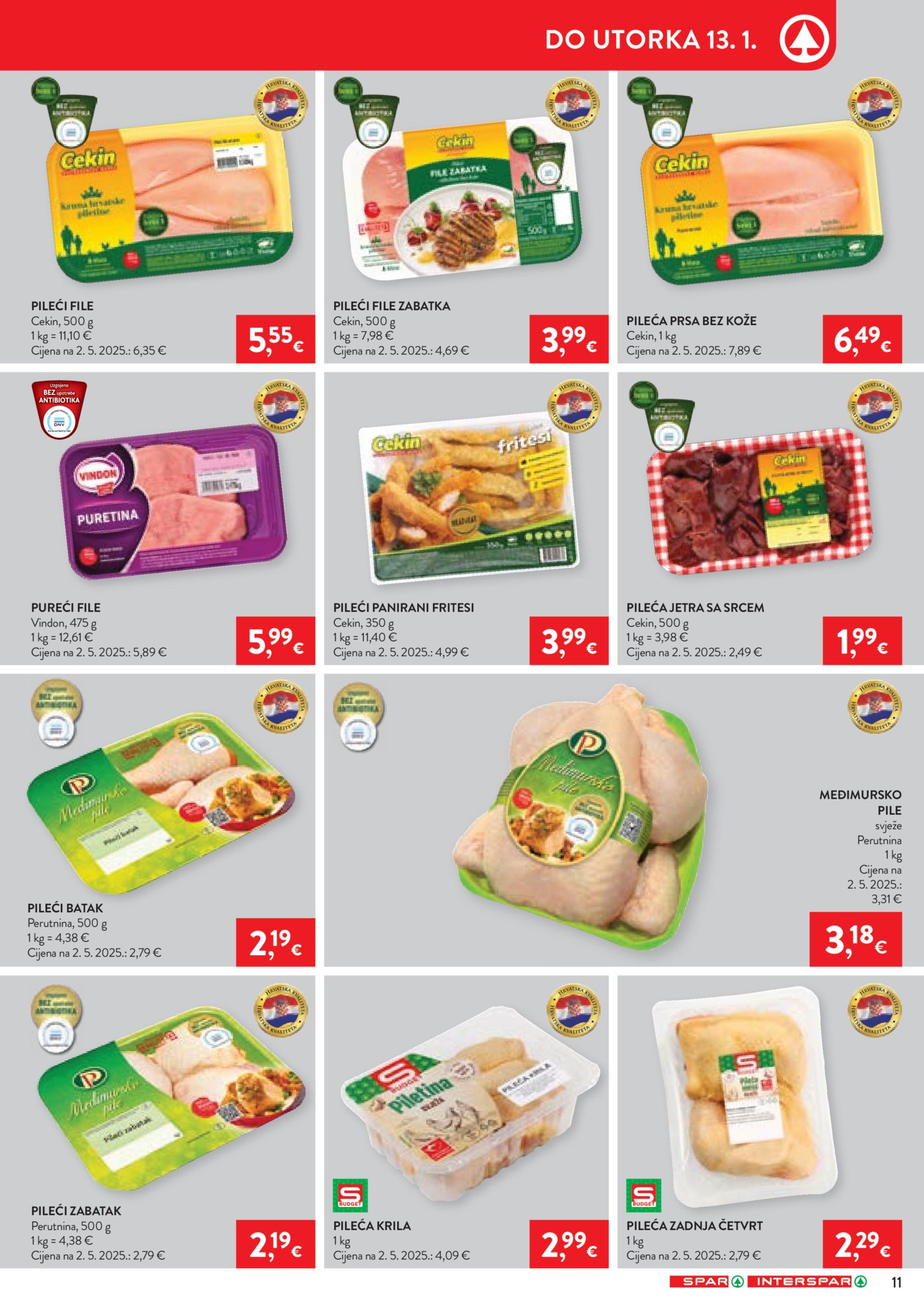 SPAR katalog akcija 07.01.-13.01.2026.