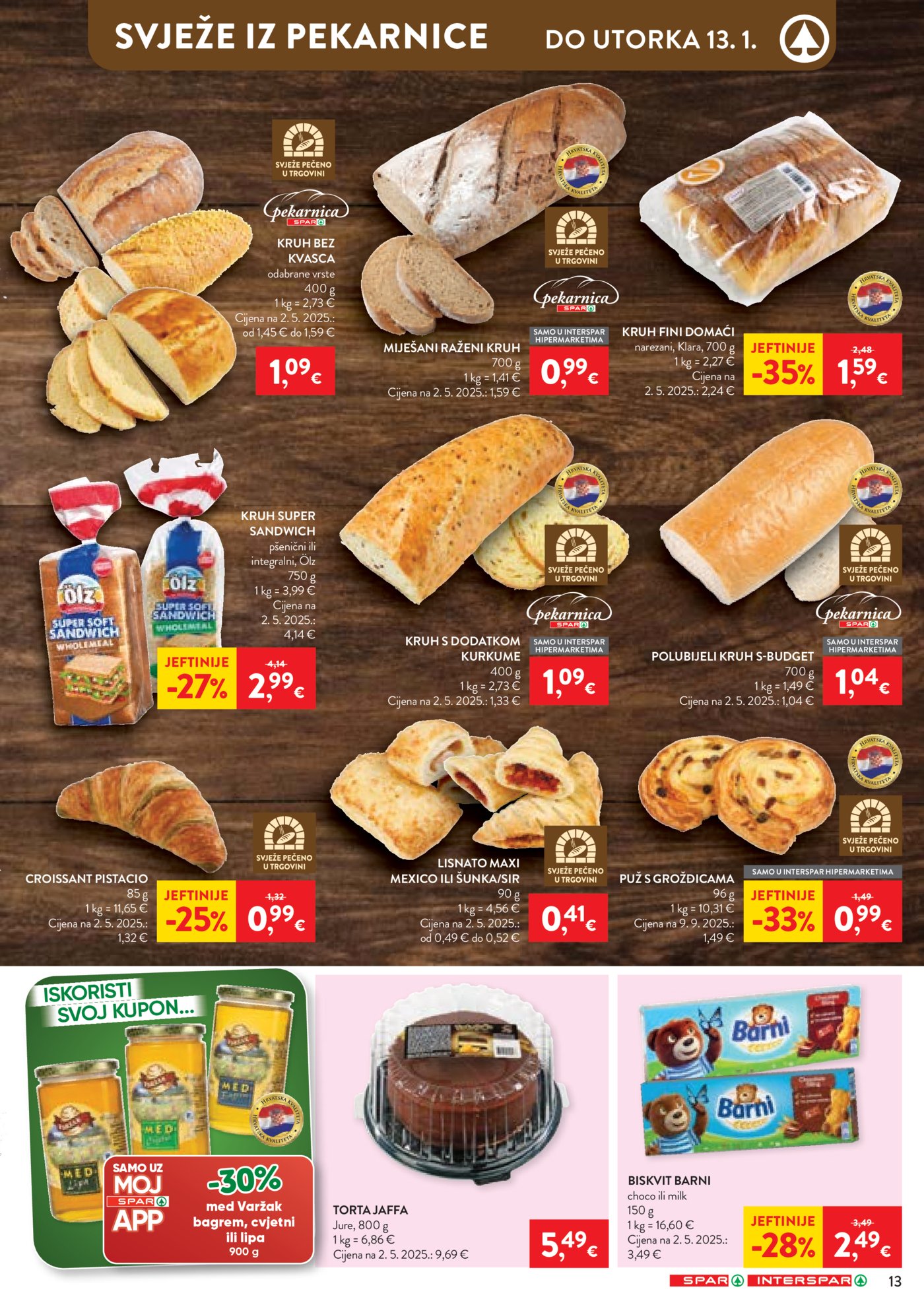 SPAR katalog akcija 07.01.-13.01.2026.