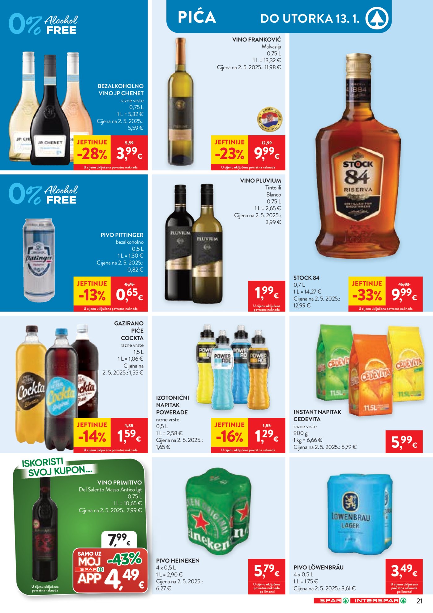 SPAR katalog akcija 07.01.-13.01.2026.