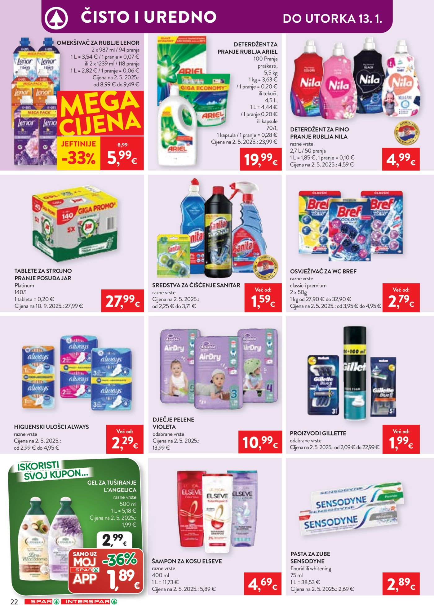 SPAR katalog akcija 07.01.-13.01.2026.