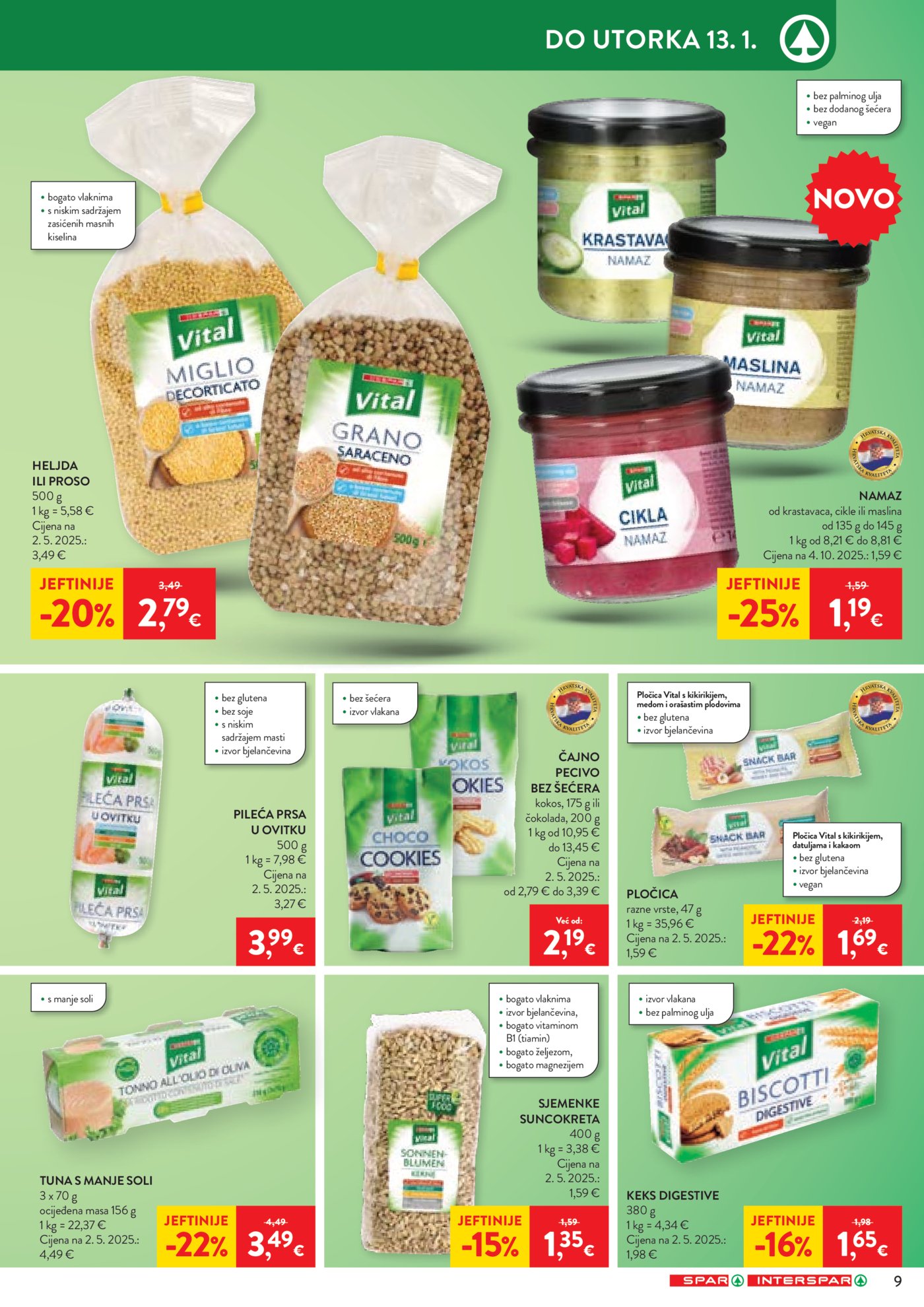 SPAR katalog akcija 07.01.-13.01.2026.