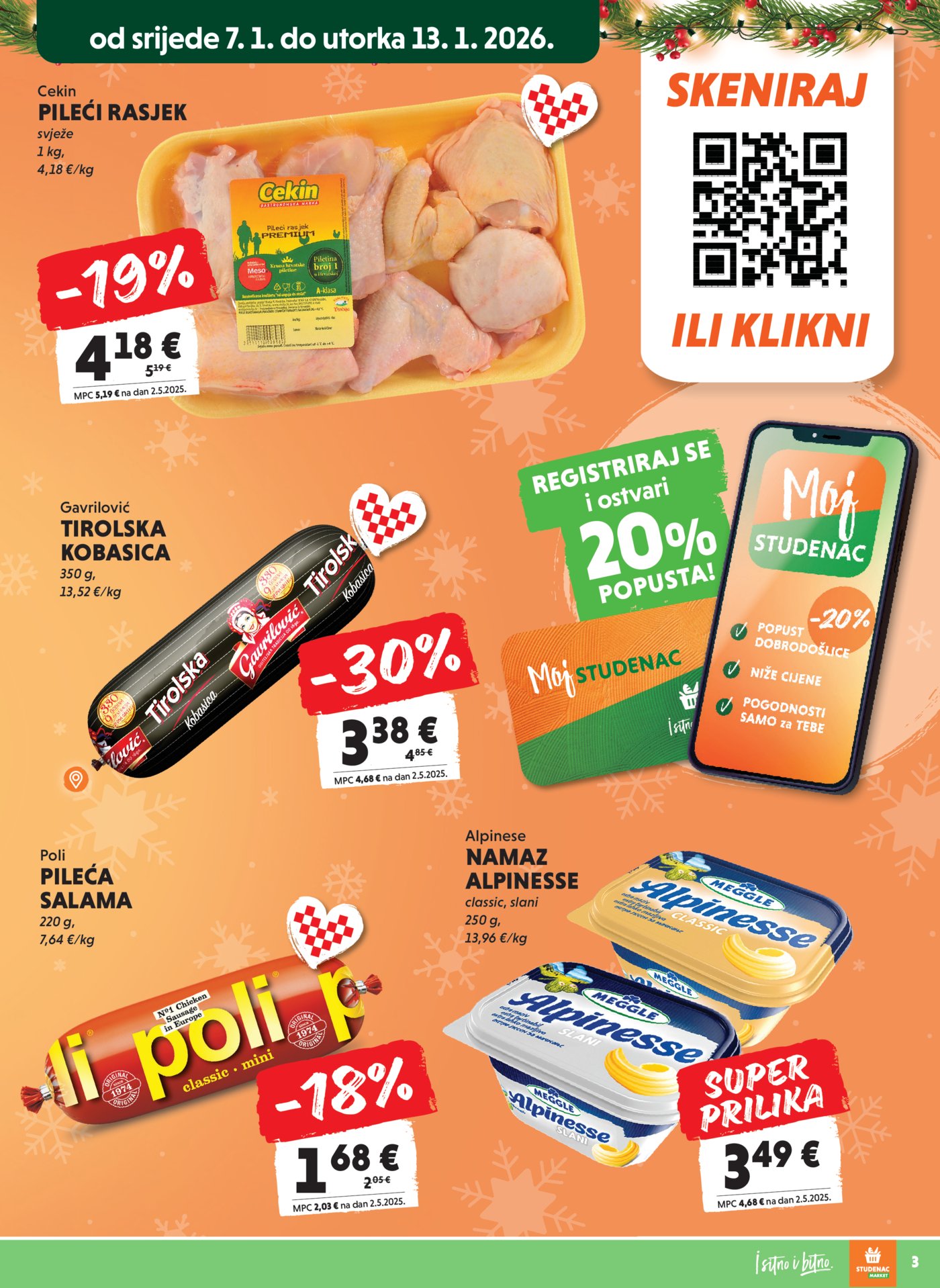 Studenac katalog Moj Studenac 07.01. - 13.01.2026.
