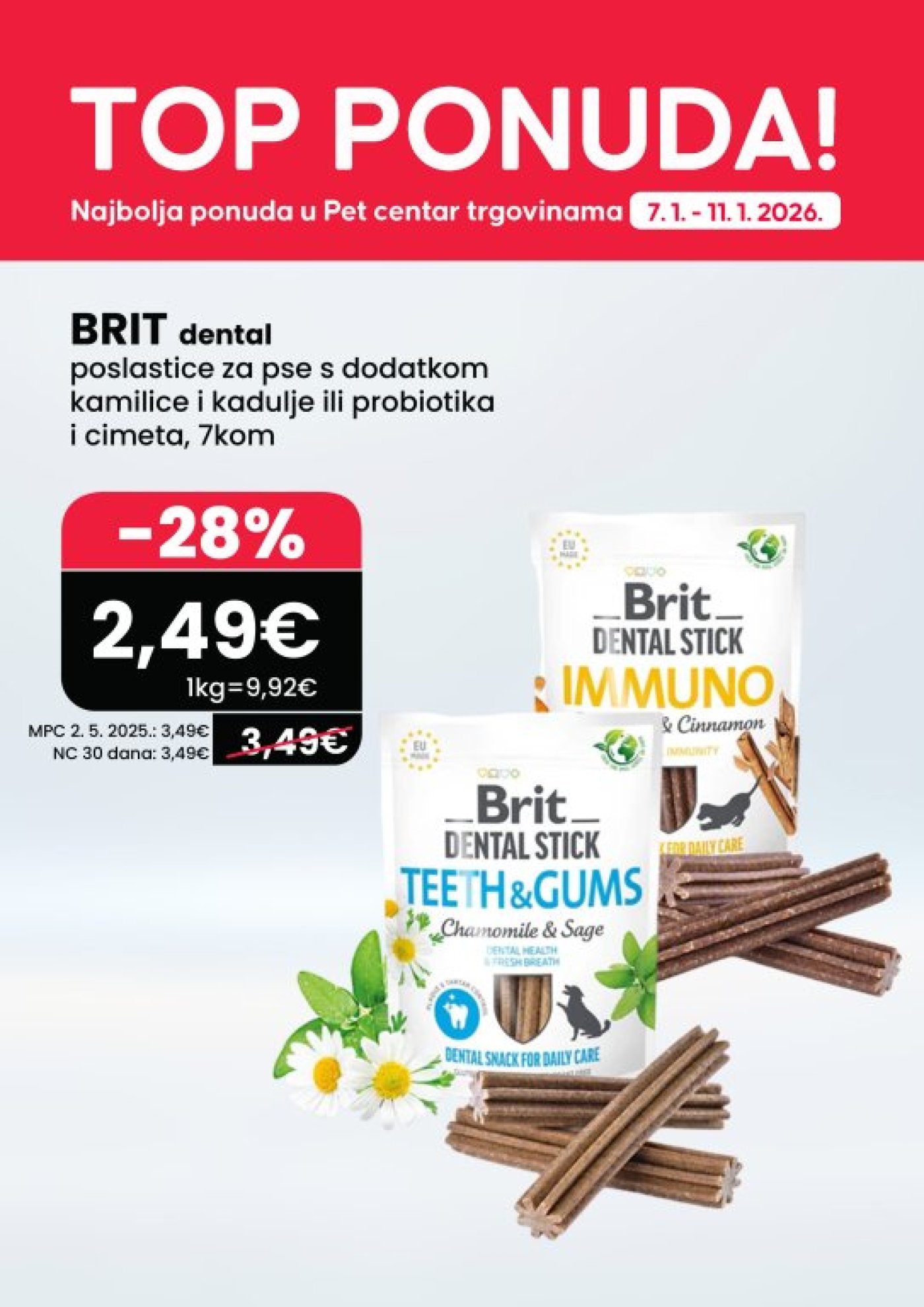 Pet Centar katalog Akcija 07.01. - 11.01.2026.