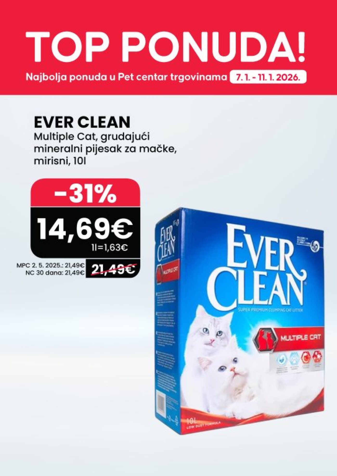 Pet Centar katalog Akcija 07.01. - 11.01.2026.
