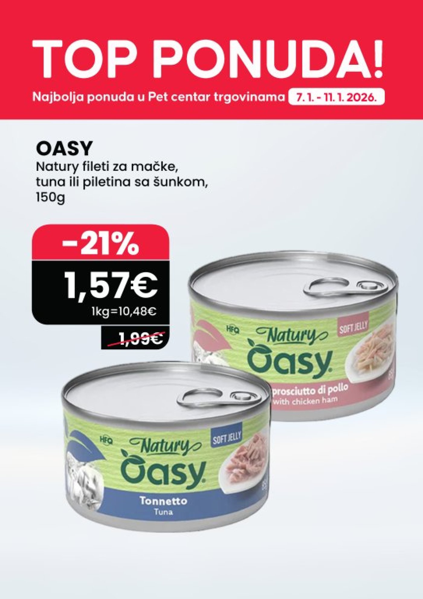 Pet Centar katalog Akcija 07.01. - 11.01.2026.